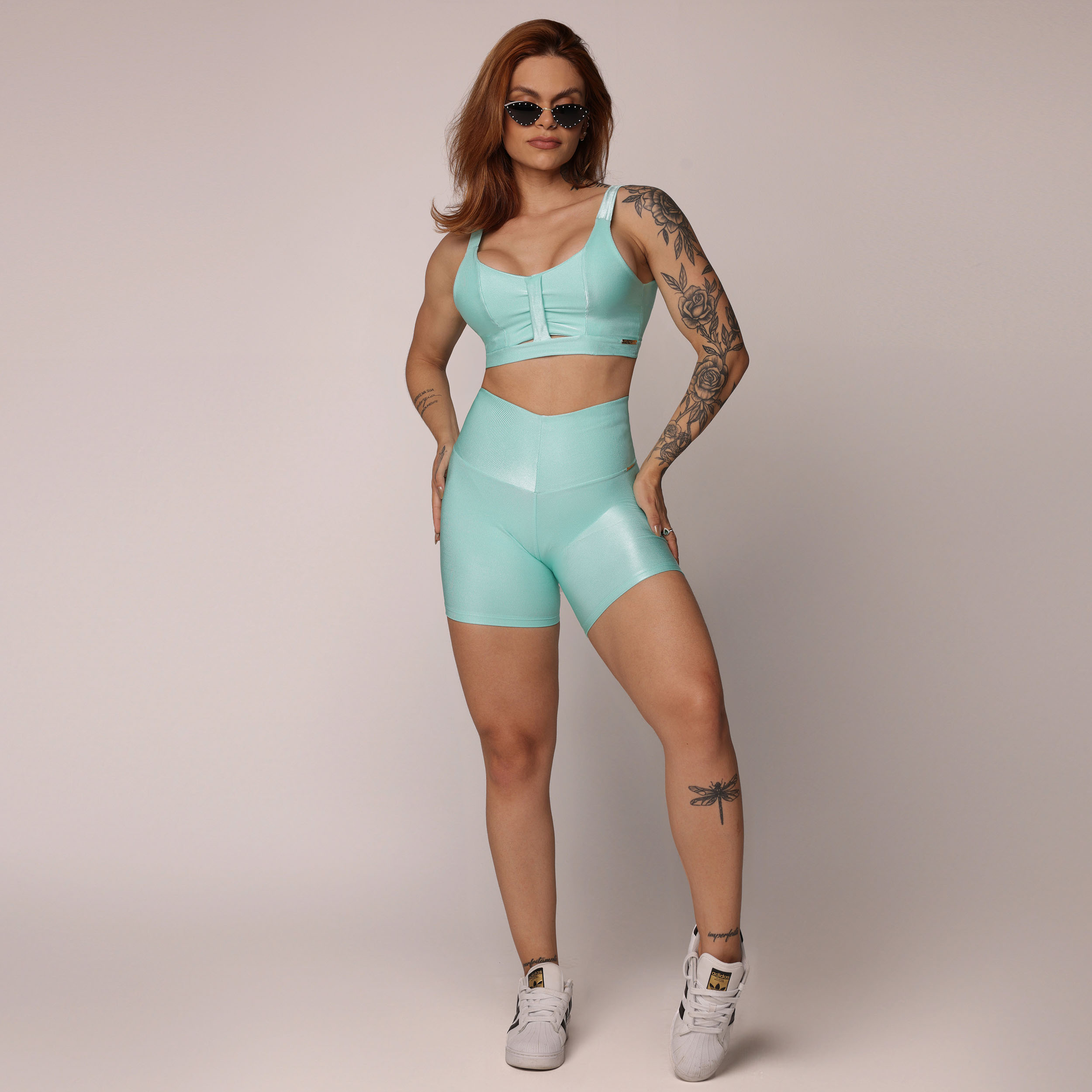 SHORT JUST COMUM GLOSSY TIFFANY - Imagem 5