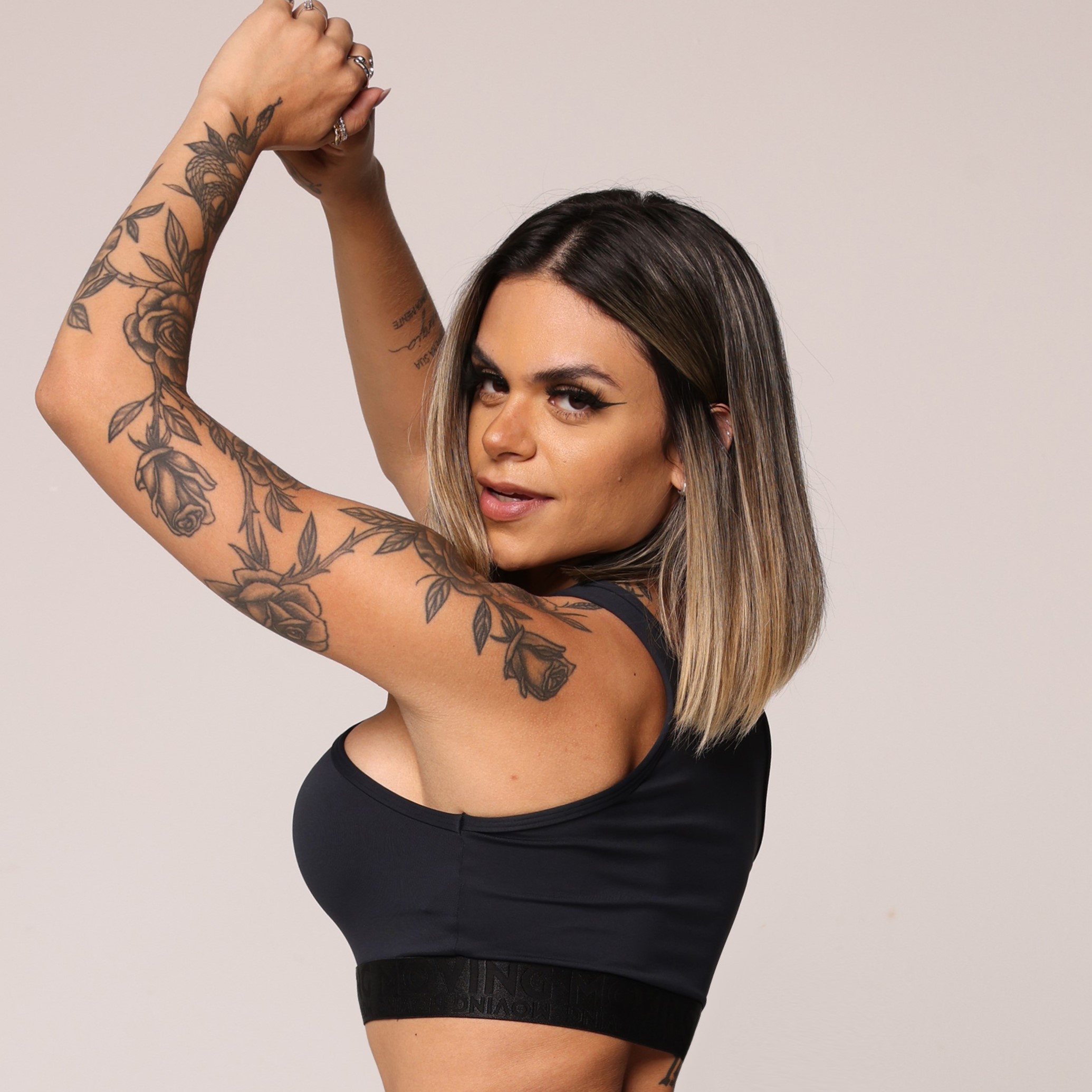 TOP TORINO PRETO COM ELÁSTICO PRETO - Imagem 4