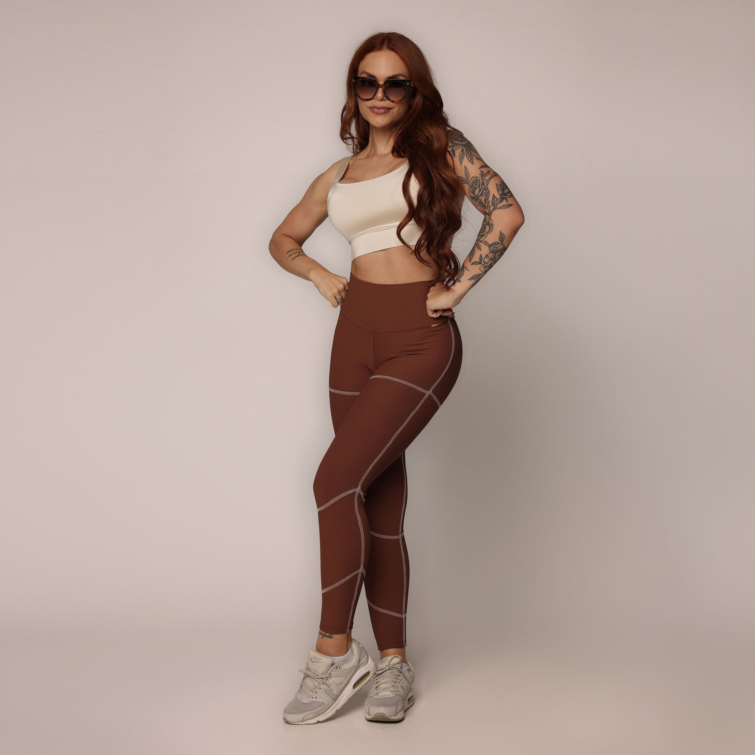 LEGGING PUMP EMPINA BUMBUM JACQUARD CANELADO DOLCE - Imagem 5