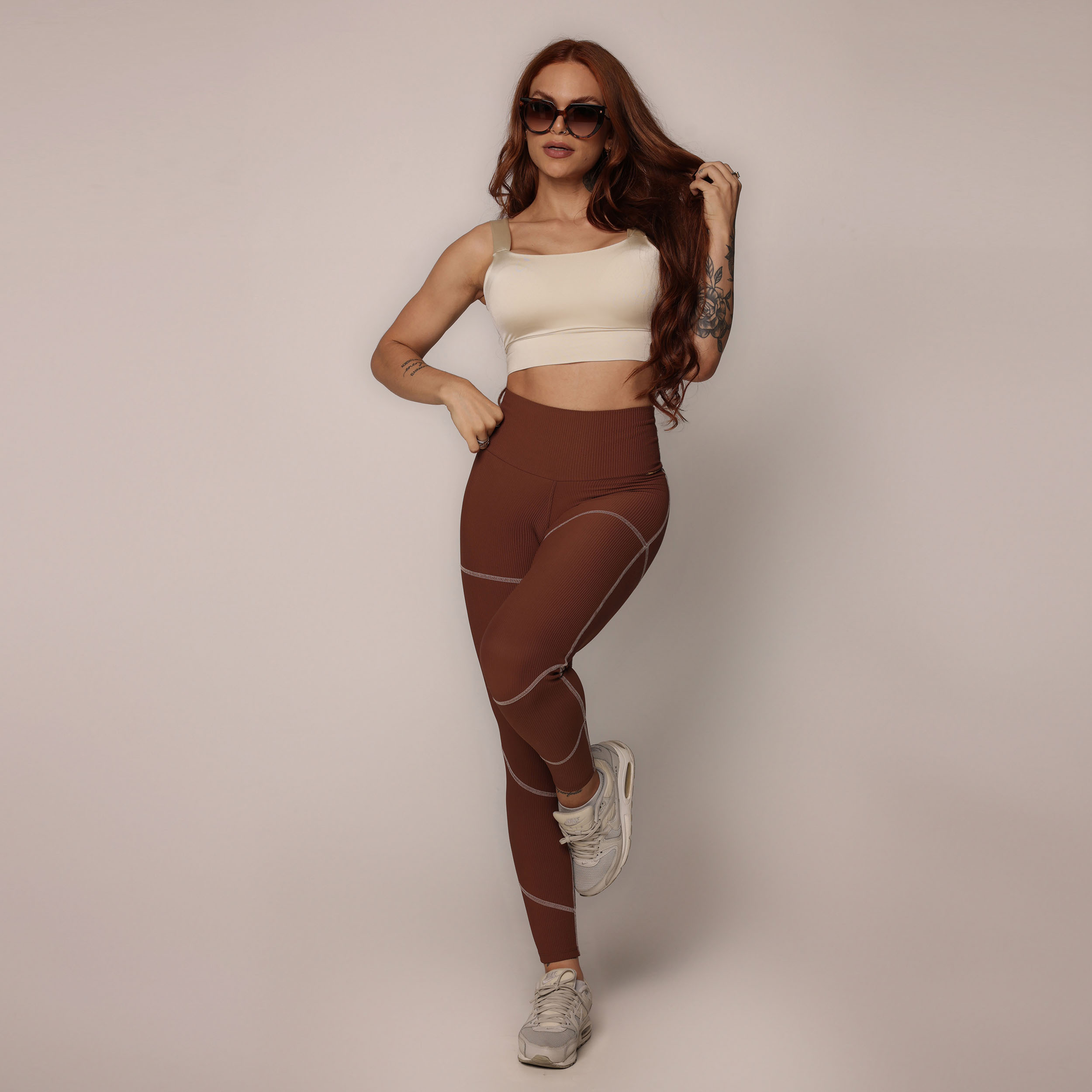 LEGGING PUMP EMPINA BUMBUM JACQUARD CANELADO DOLCE - Imagem 8