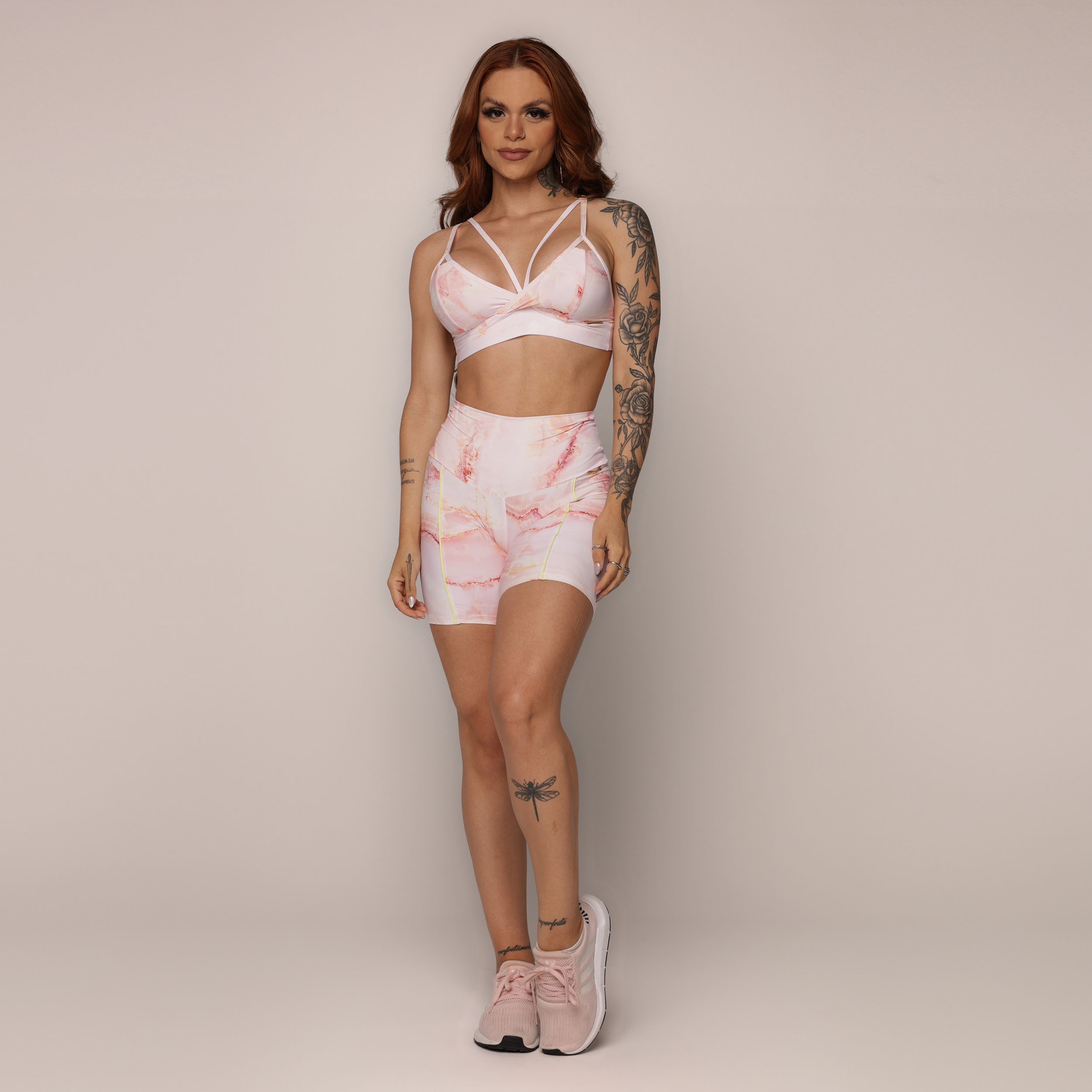 SHORT TRAVEL EMPINA BUMBUM QUARTZO ROSA EXCLUSIVO - Imagem 6