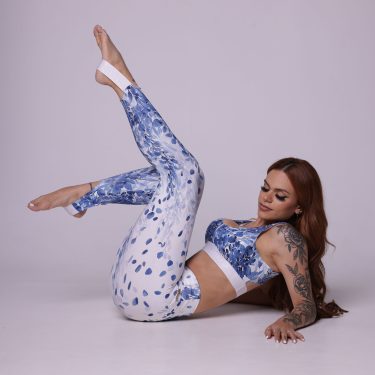LEGGING NAMASTÊ FLOWER RAIN EXCLUSIVA