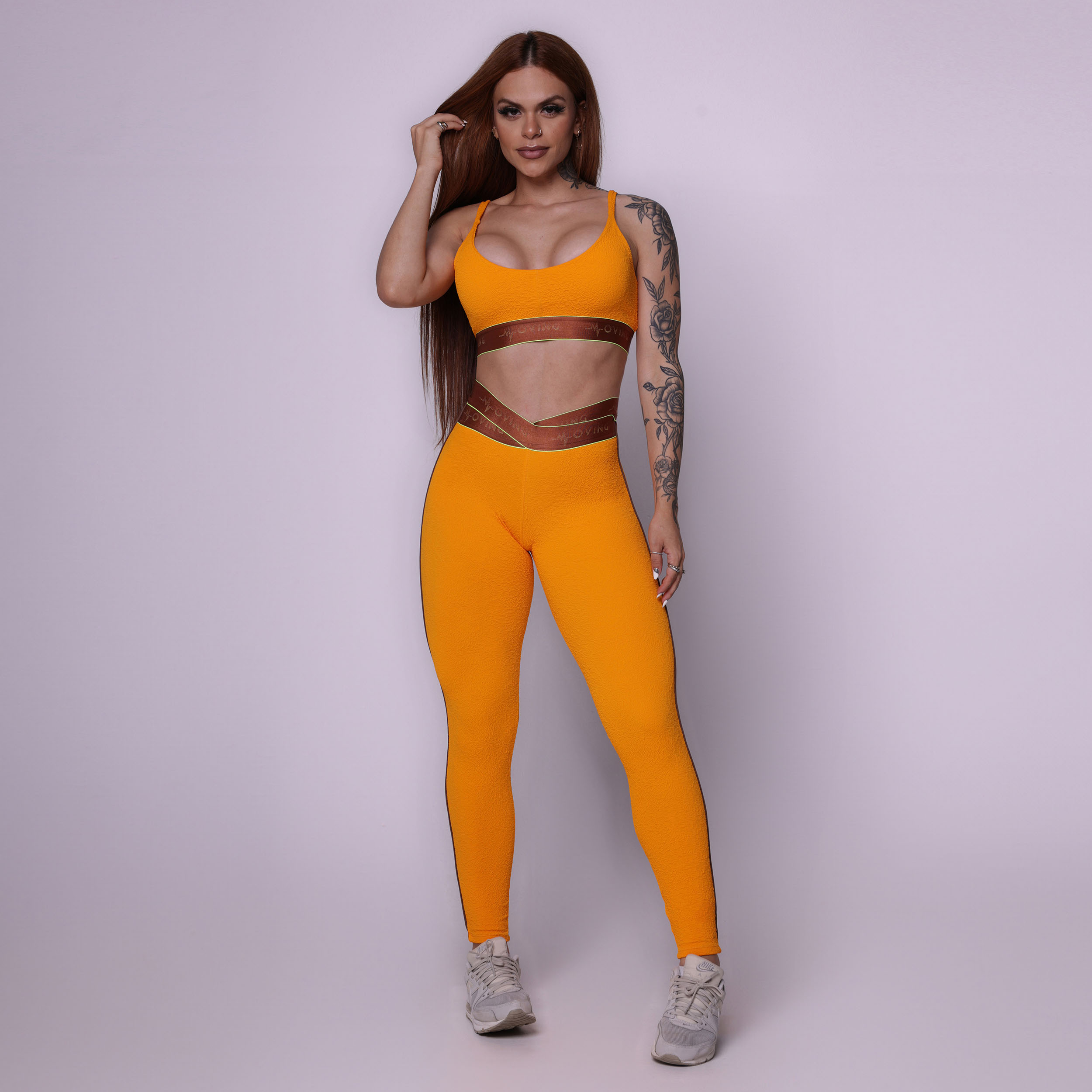 LEGGING HIT JACQUARD FLUFFY SUNSET - Imagem 8