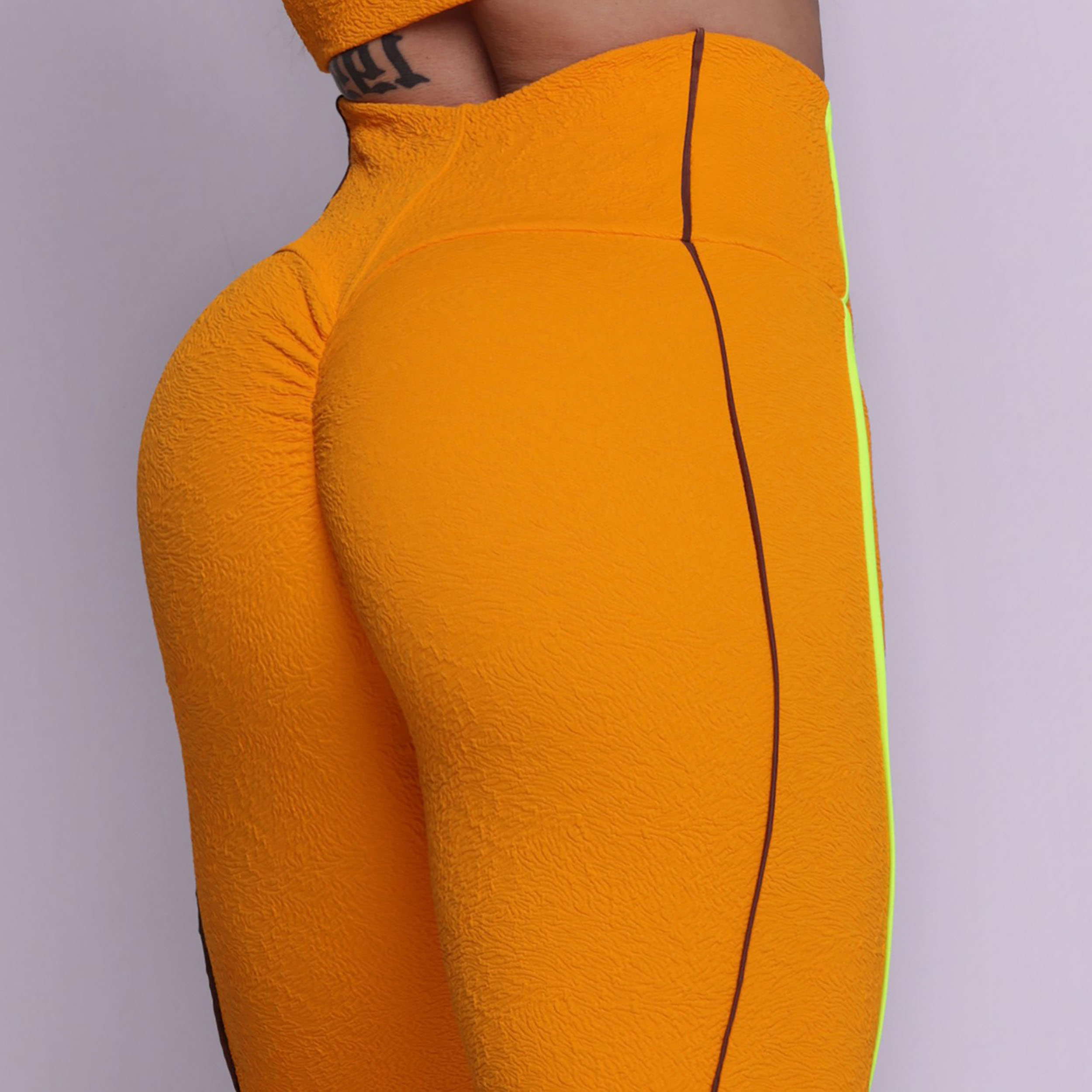 LEGGING HOPE EMPINA BUMBUM JACQUARD FLUFFY SUNSET - Imagem 3