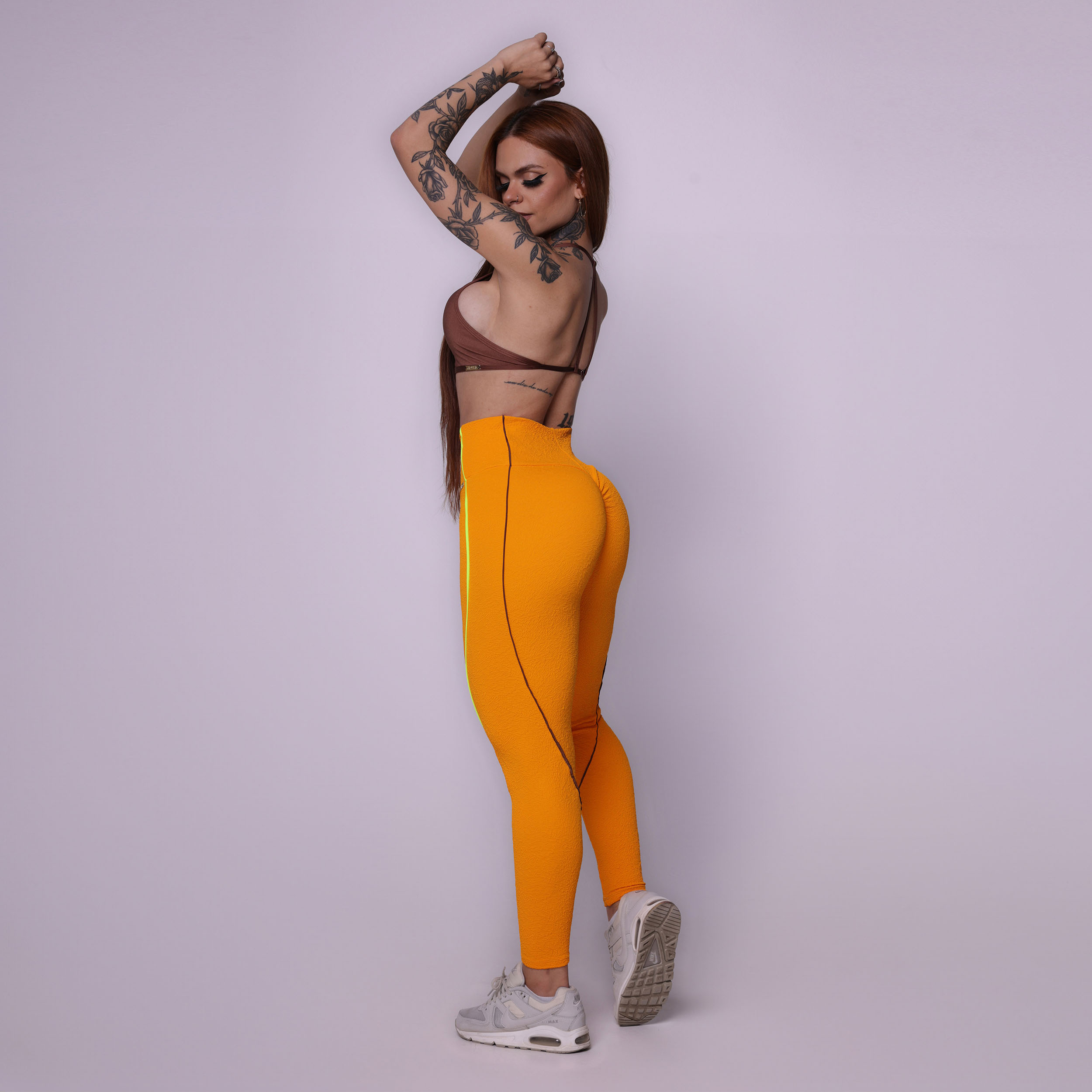 LEGGING HOPE EMPINA BUMBUM JACQUARD FLUFFY SUNSET - Imagem 9