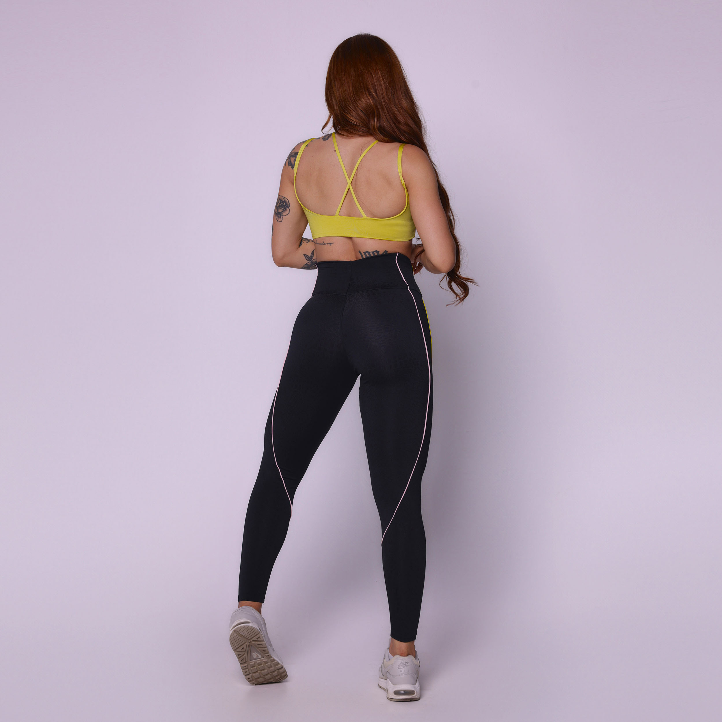 LEGGING HOPE JACQUARD SNAKE BLACK - Imagem 6