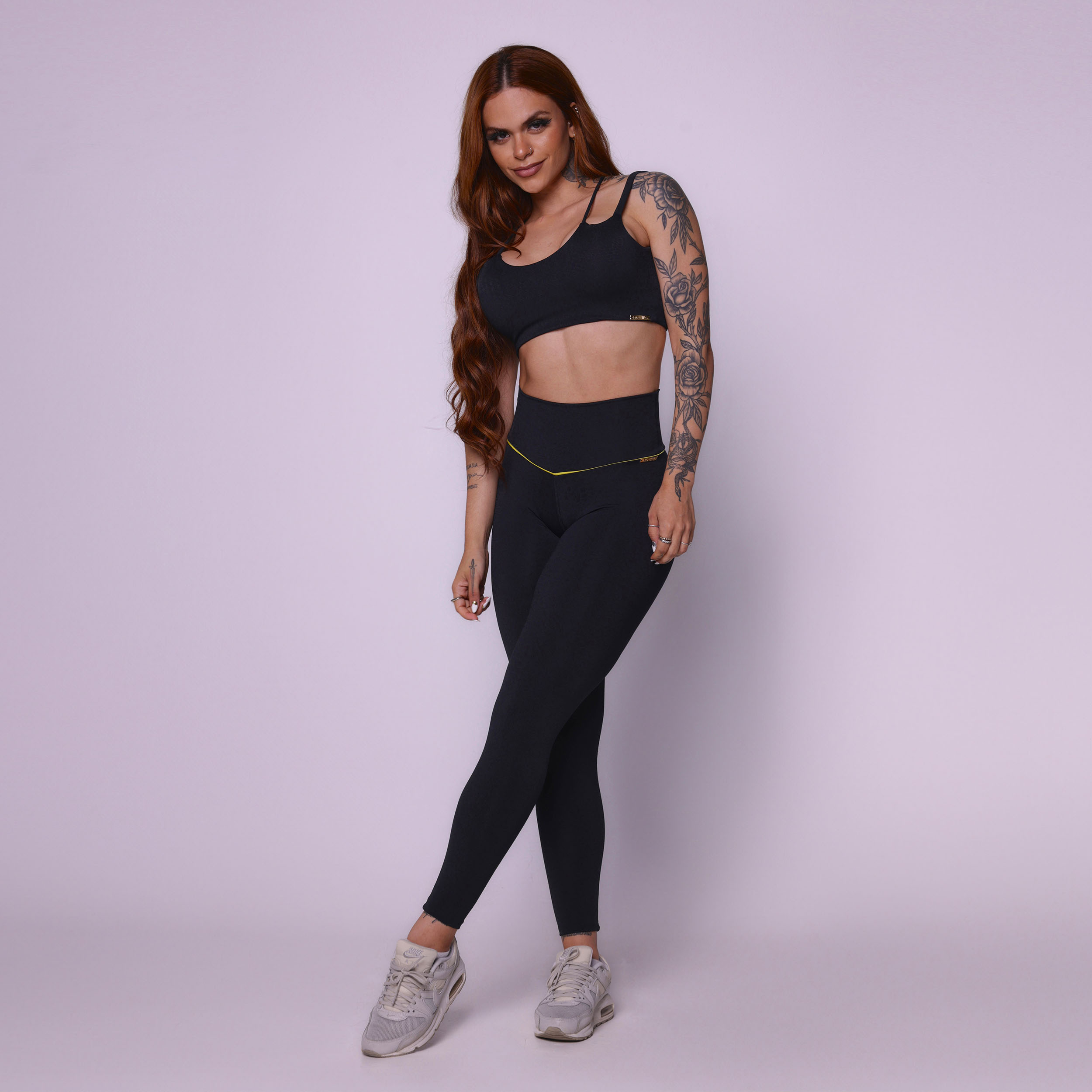 TOP SEATTLE JACQUARD SNAKE BLACK - Imagem 5