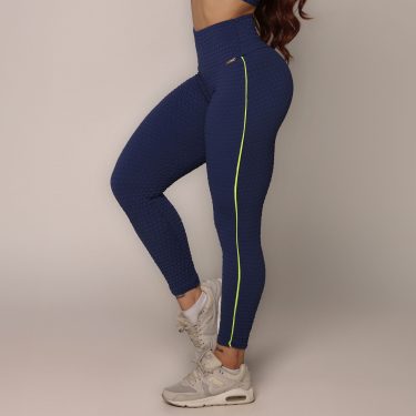 LEGGING JUMP JACQUARD BUBBLE MARINHO