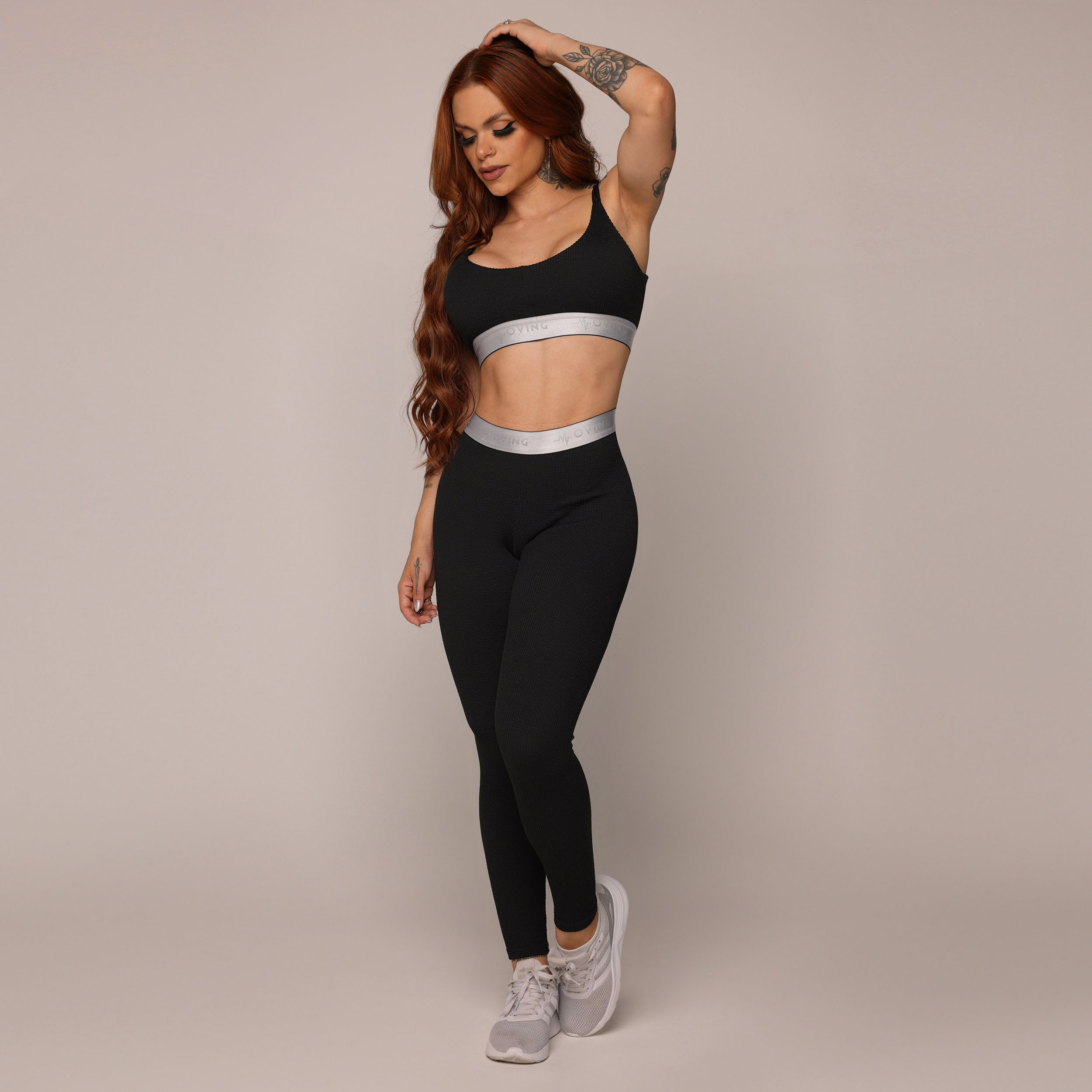 TOP DENVER JACQUARD CONFORT PRETO - Imagem 5