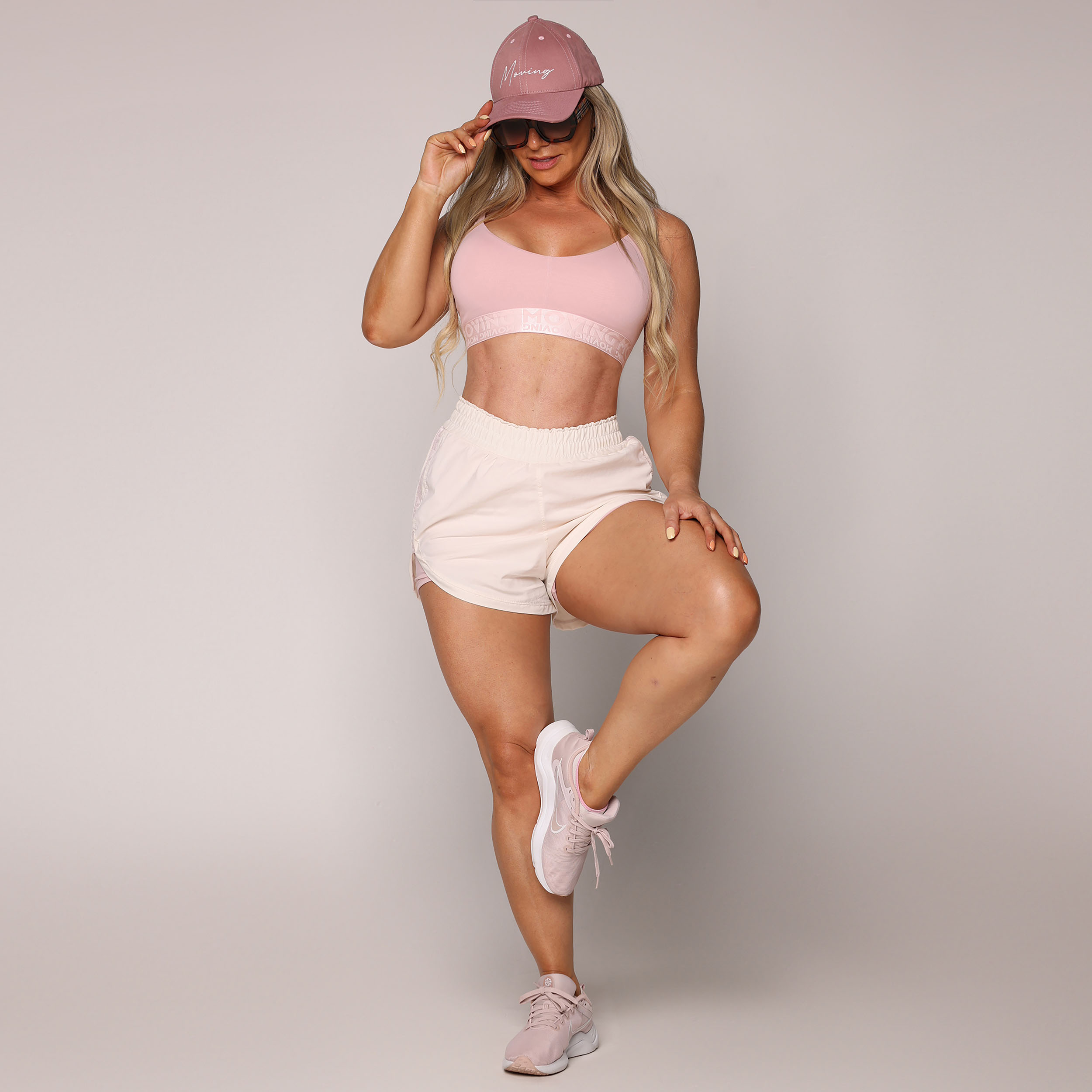 SHORT FLOW OFF WHITE COM BLUSH - Imagem 5