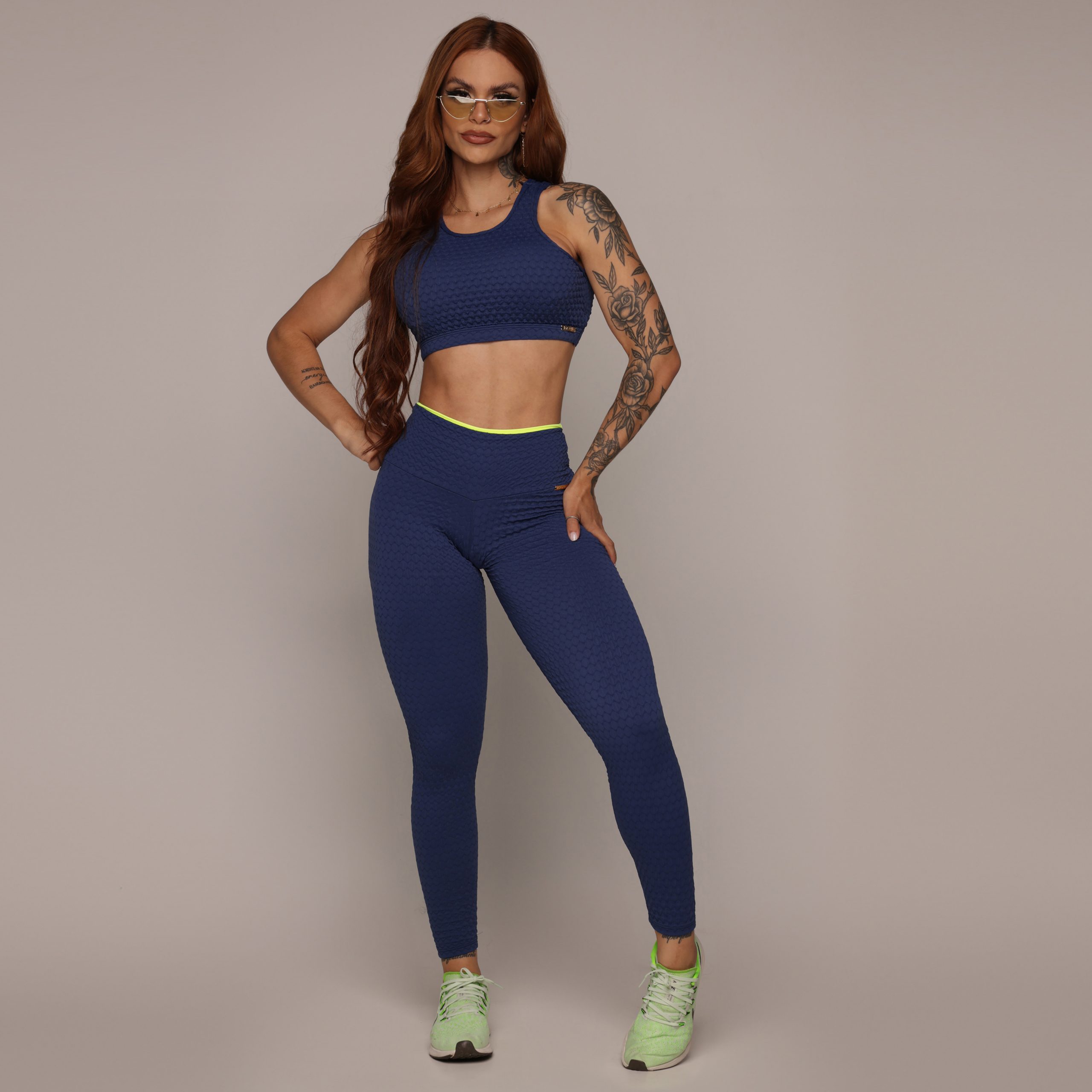 TOP TORINO JACQUARD BUBBLE MARINHO - Imagem 5