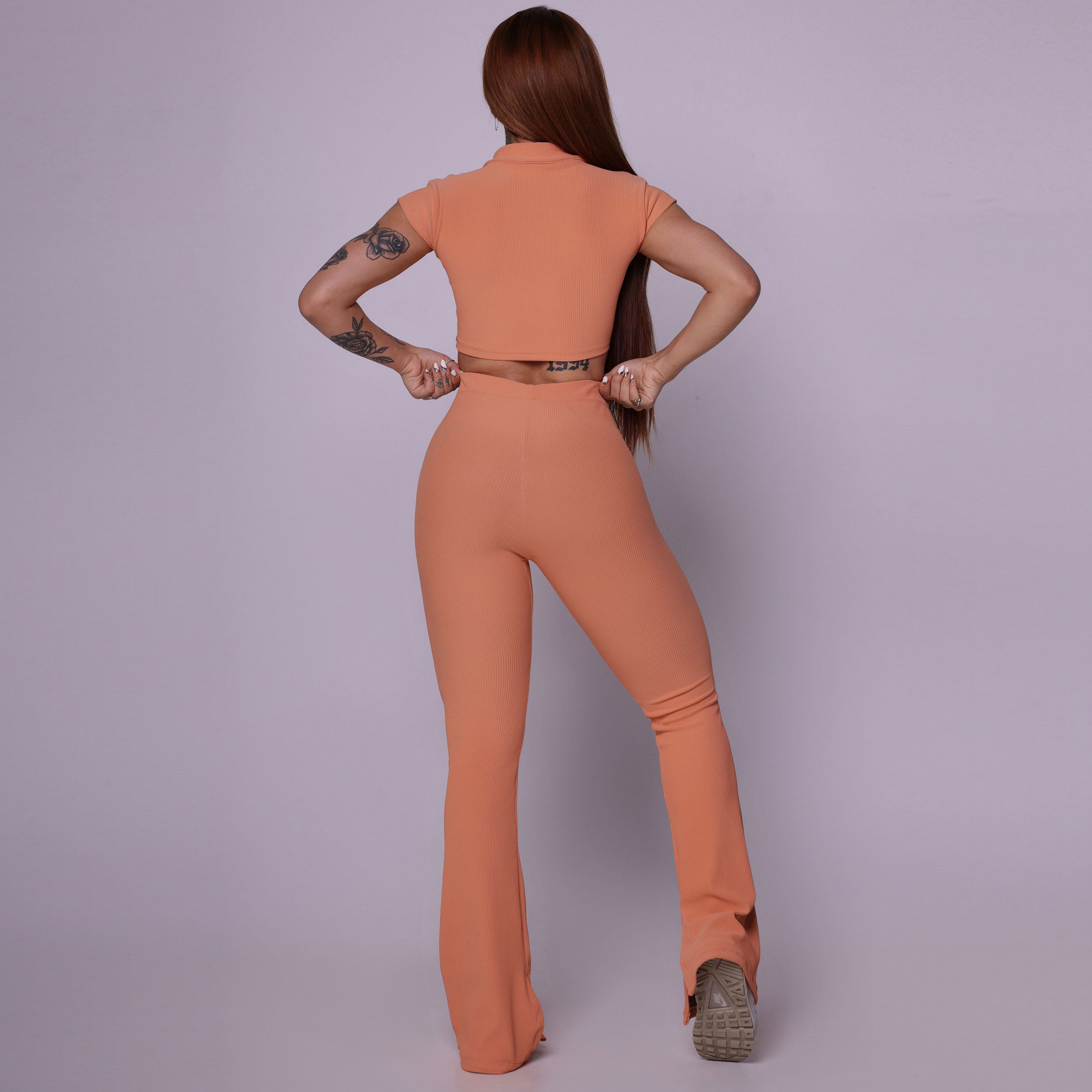 CROPPED IBIZA JACQUARD CANELADO PAPAIA - Imagem 6