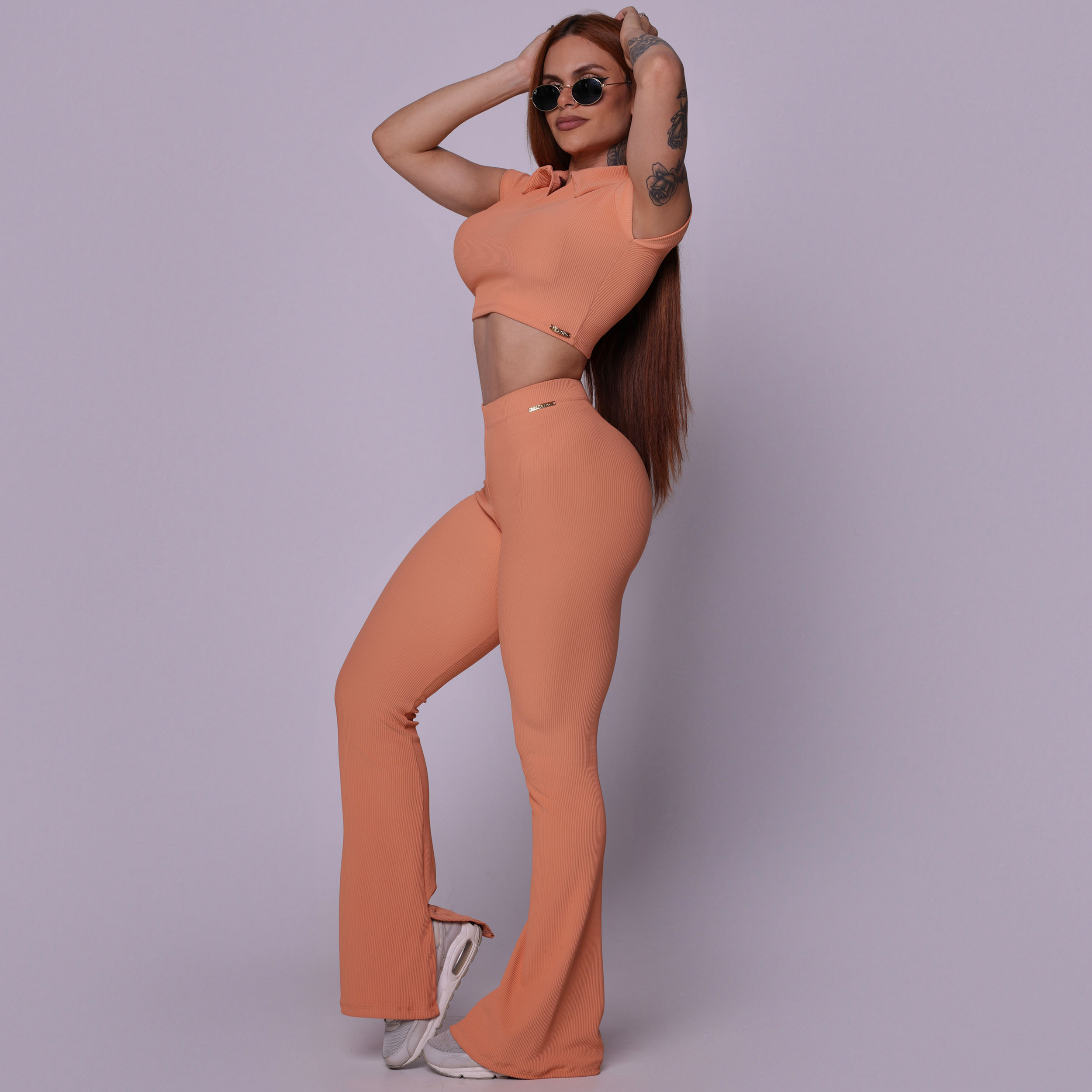 CROPPED IBIZA JACQUARD CANELADO PAPAIA - Imagem 7