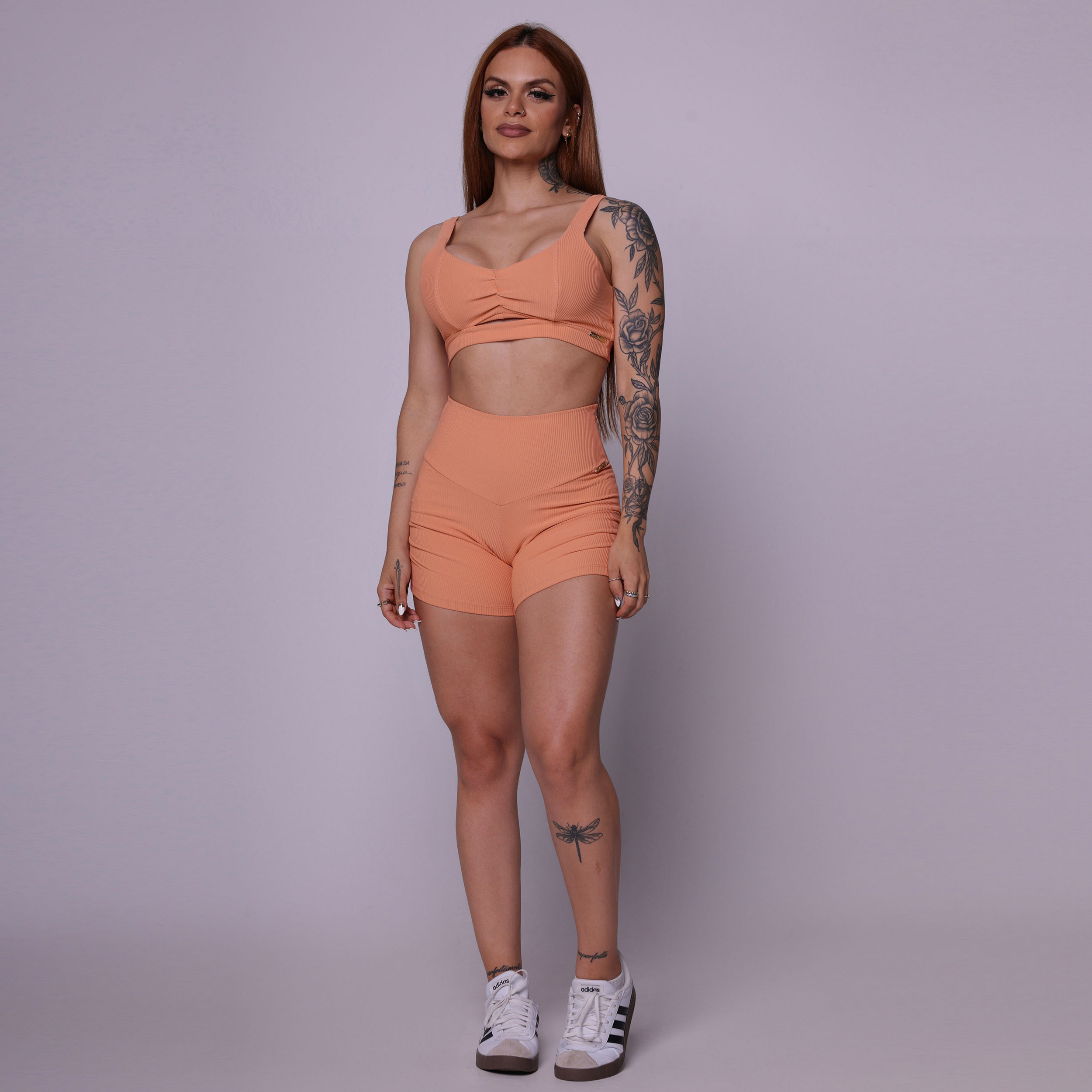 SHORT CHICAGO JACQUARD CANELADO PAPAIA - Imagem 10