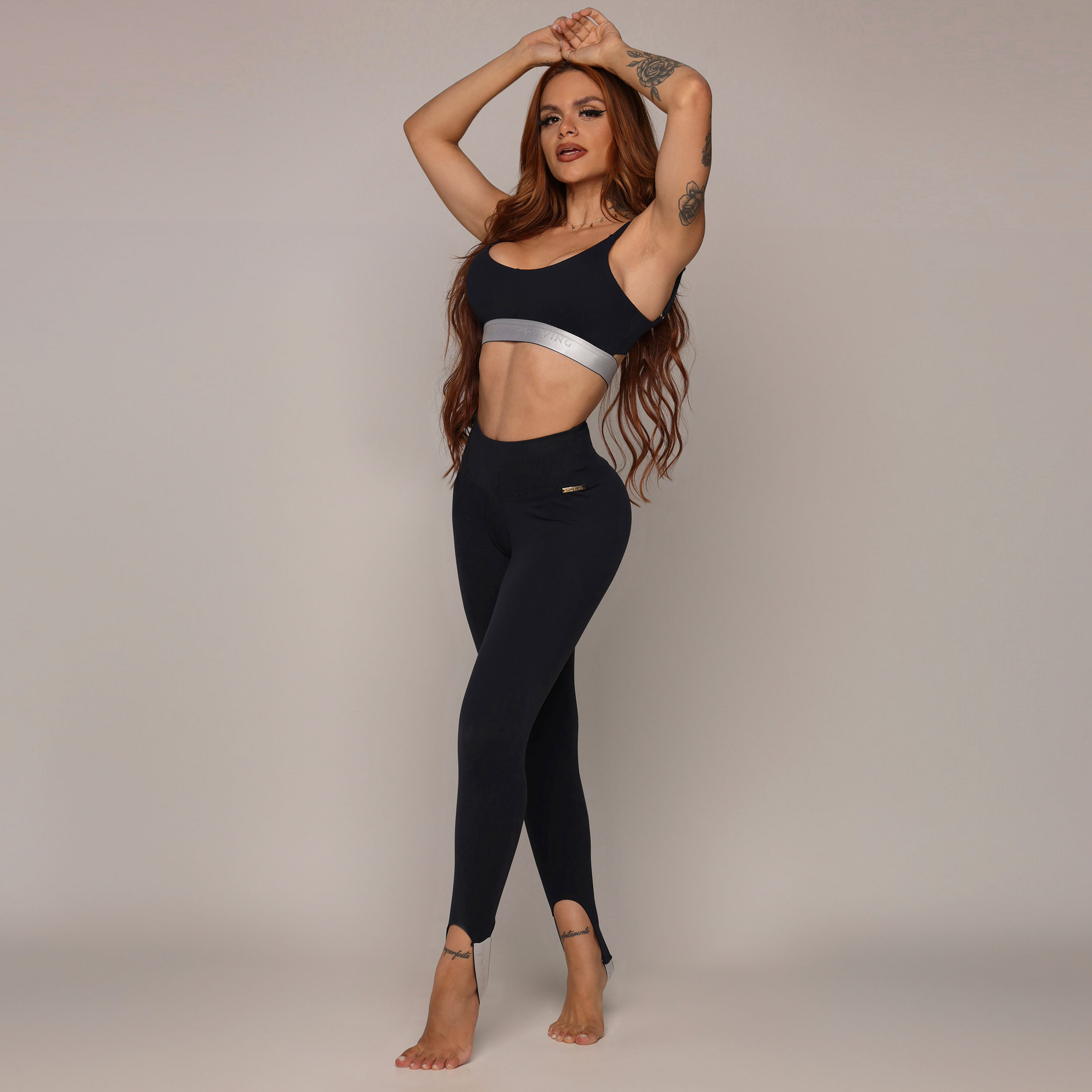 LEGGING NAMASTÊ PRETA - Imagem 5