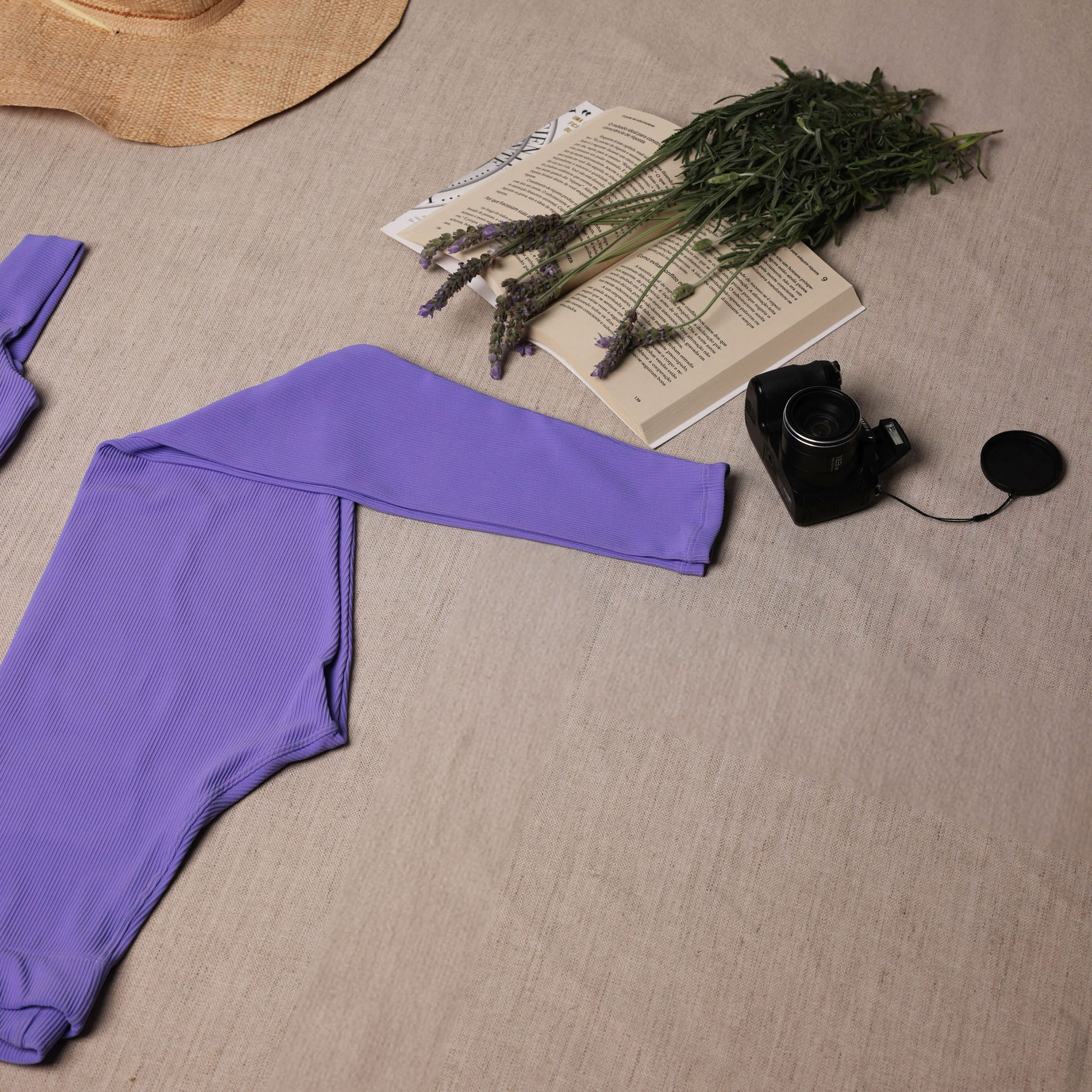 LEGGING PULSE JACQUARD CANELADO LAVANDA - Imagem 12