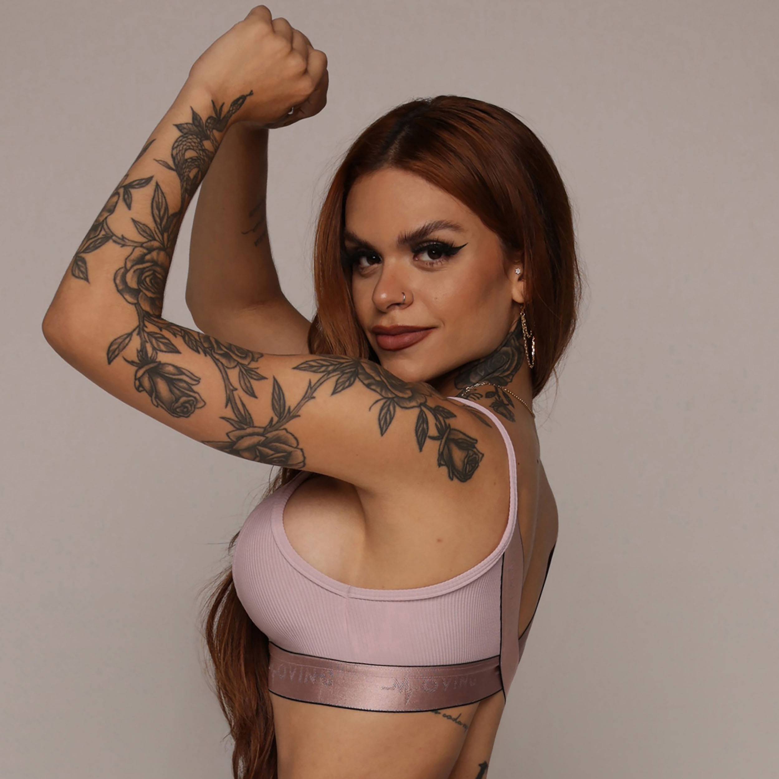 TOP MILANO JACQUARD CANELADO ROSA SECO - Imagem 3