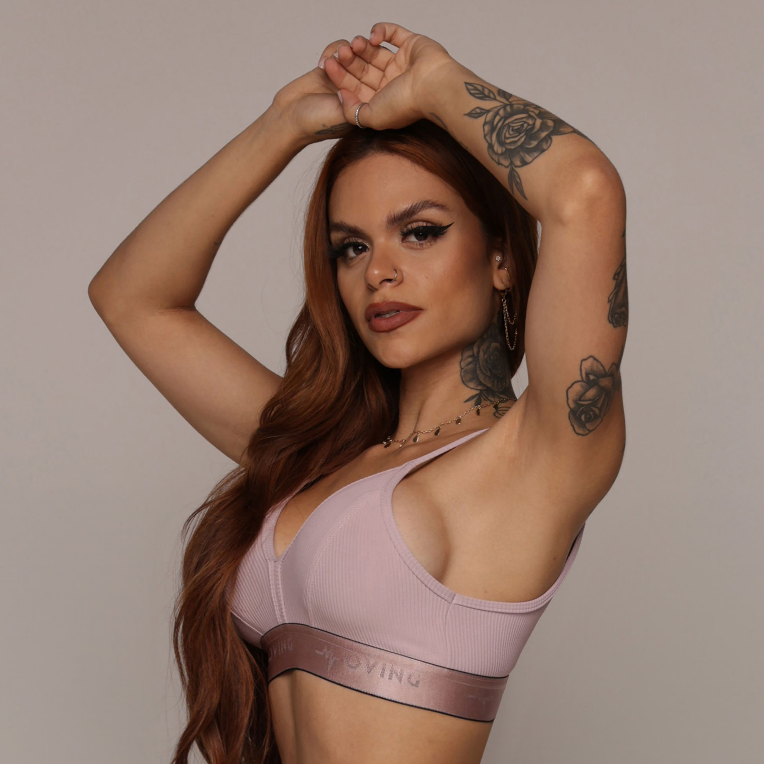 TOP MILANO JACQUARD CANELADO ROSA SECO - Imagem 4