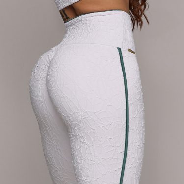 LEGGING LIVE EMPINA BUMBUM JACQUARD PERLÊ BRANCO