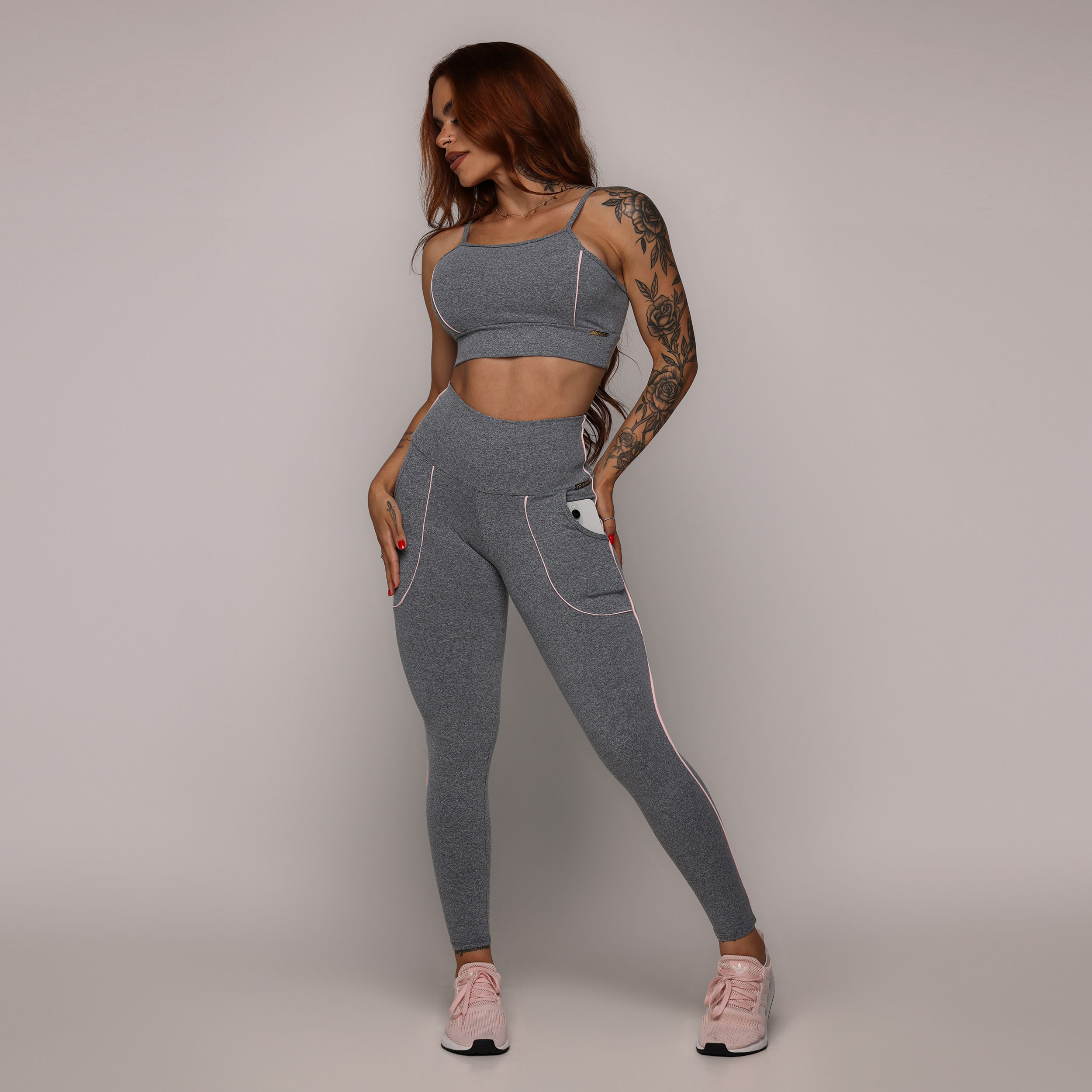 LEGGING CELULAR EMPINA BUMBUM MESCLA - Imagem 5