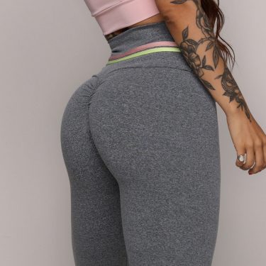 LEGGING EMPINA BUMBUM MESCLA COM BLUSH E LIMA