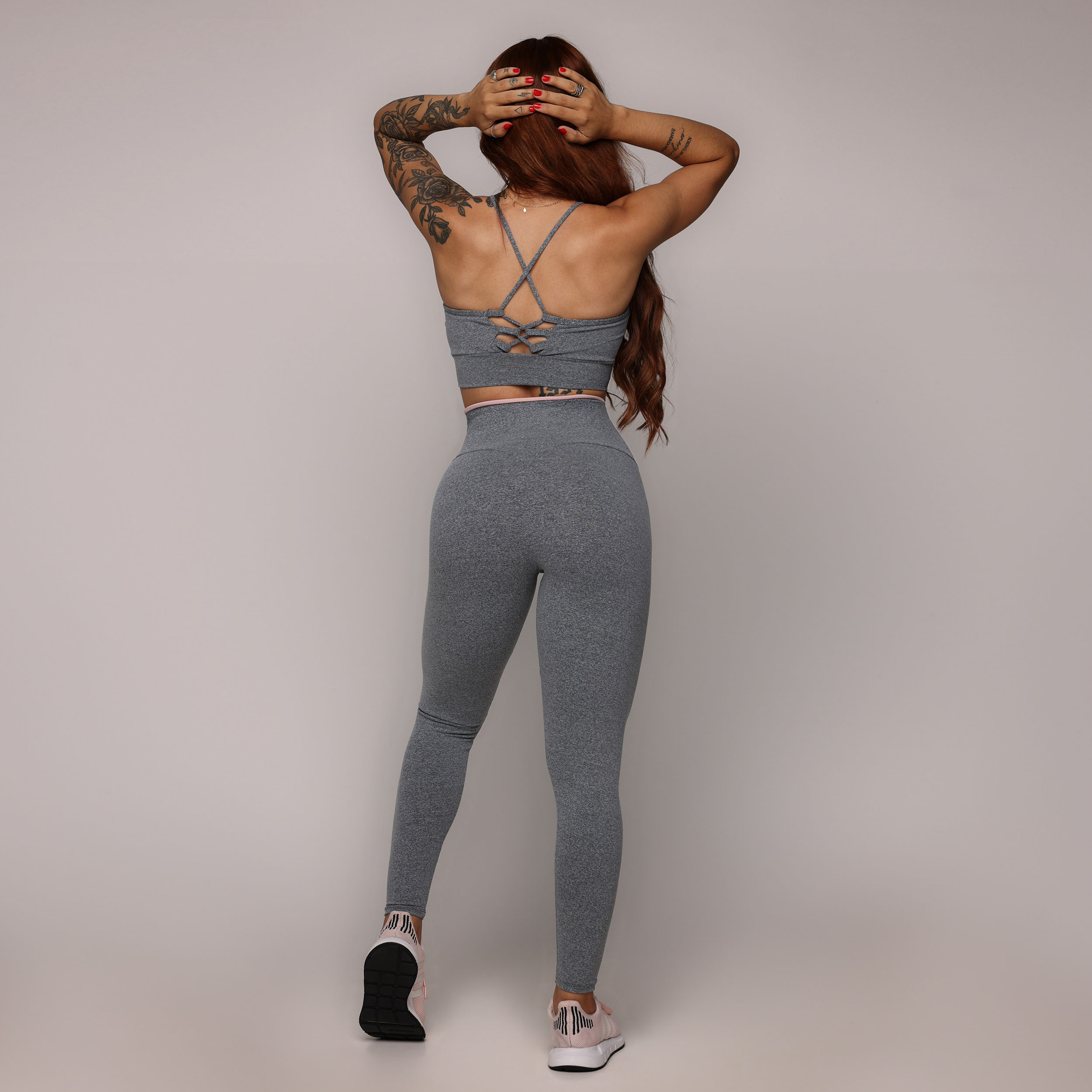 LEGGING HEART BICOLOR MESCLA COM BLUSH - Imagem 6