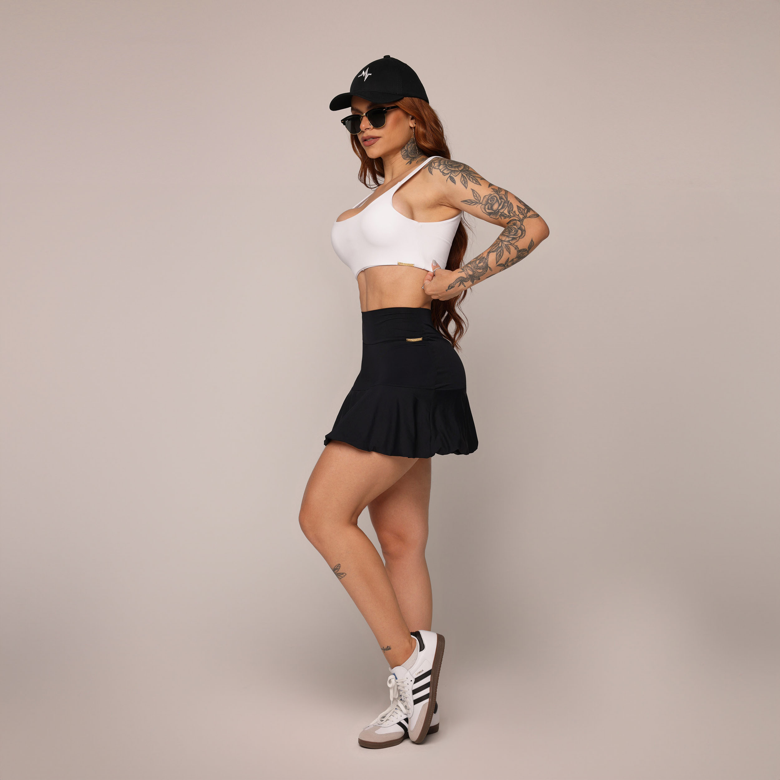 SHORT-SAIA BALONÊ PRETO - Imagem 5