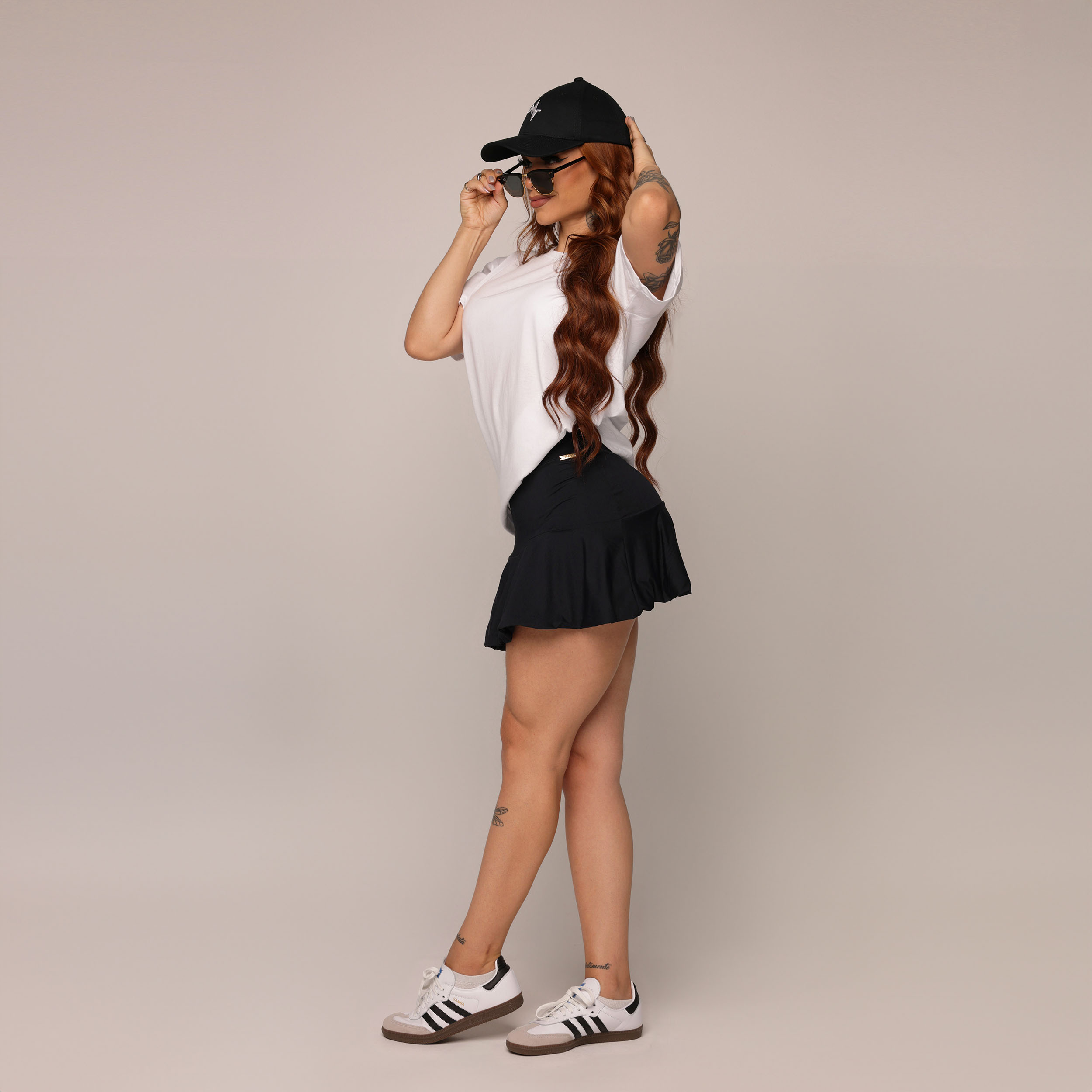 SHORT-SAIA BALONÊ PRETO - Imagem 9