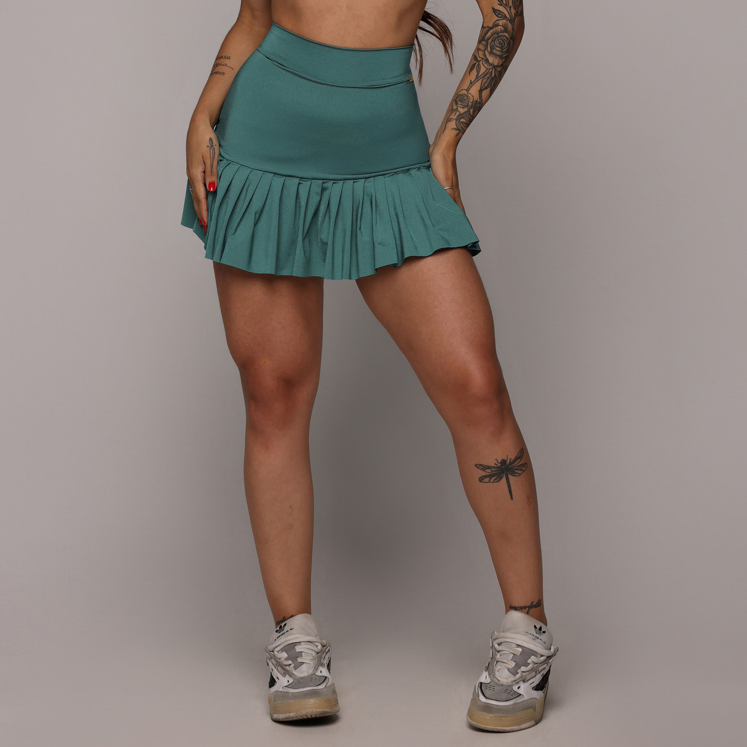 SHORT-SAIA MUST HAVE VERDE LAGUNA - Imagem 3