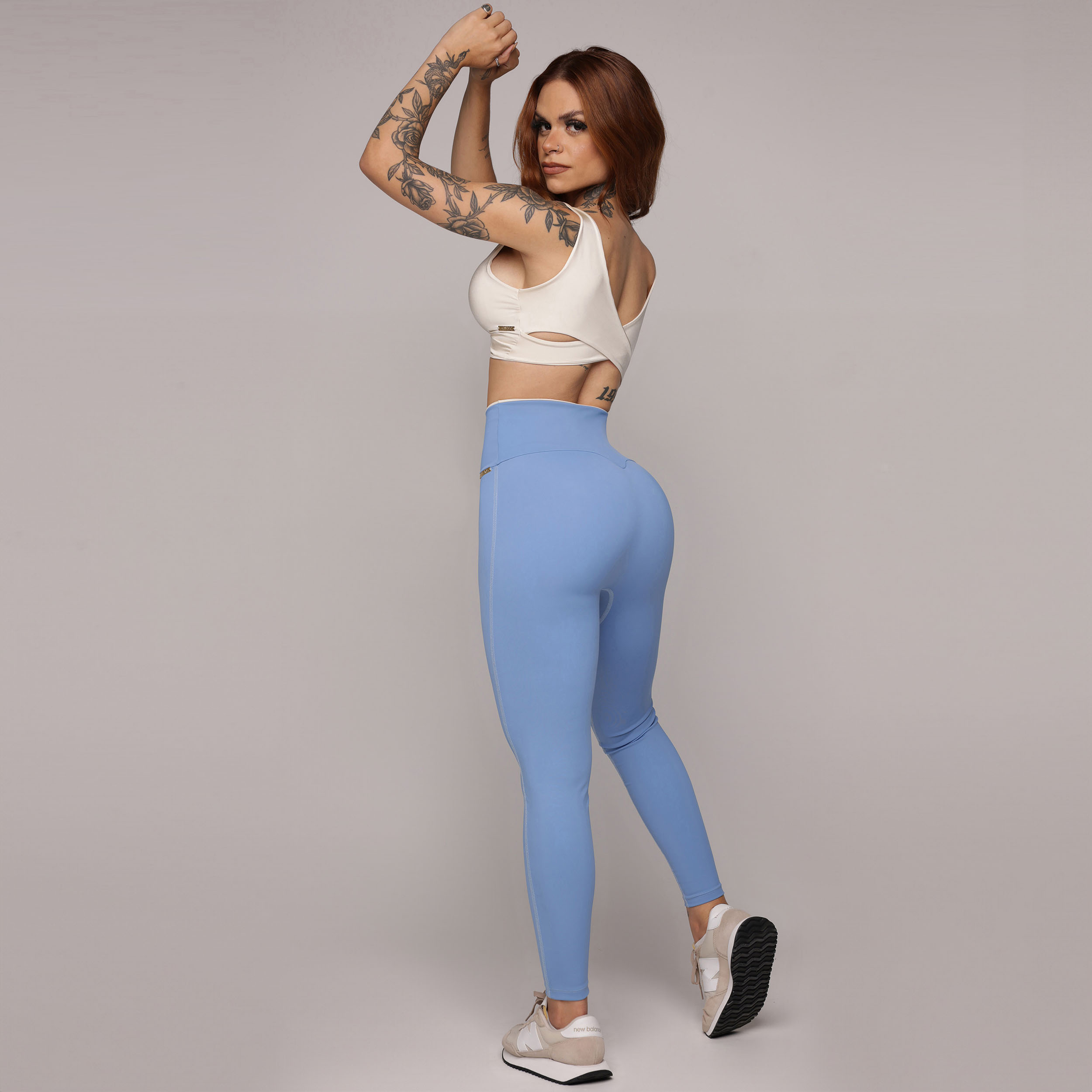 LEGGING HEART AZUL CELESTE - Imagem 5