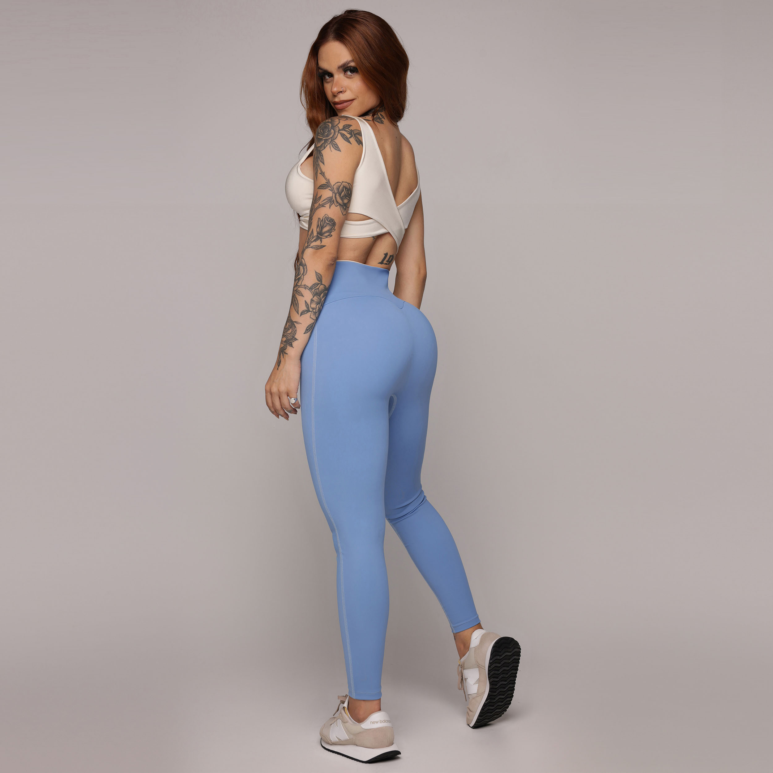 LEGGING HEART AZUL CELESTE - Imagem 8