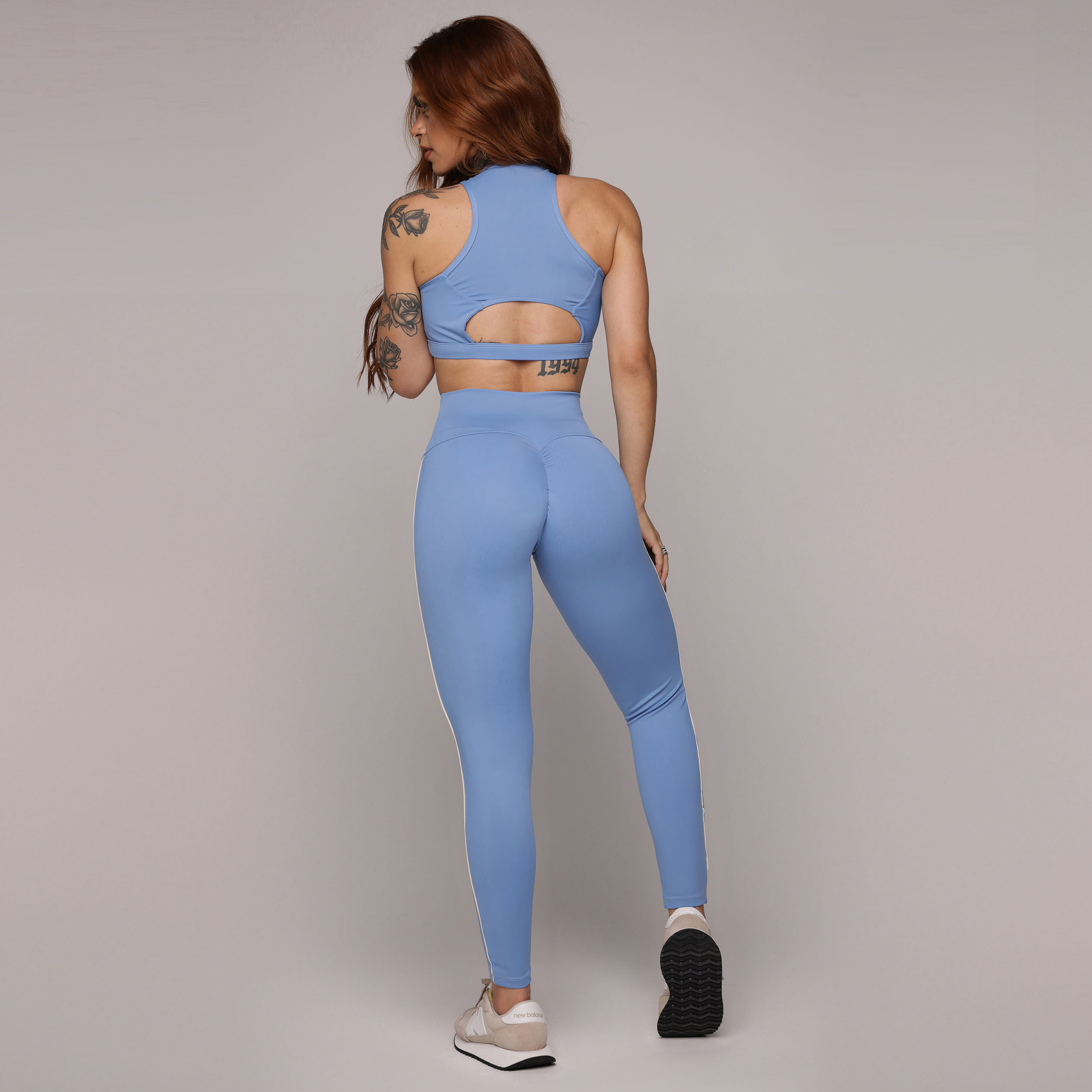 LEGGING JUMP EMPINA BUMBUM AZUL CELESTE - Imagem 5