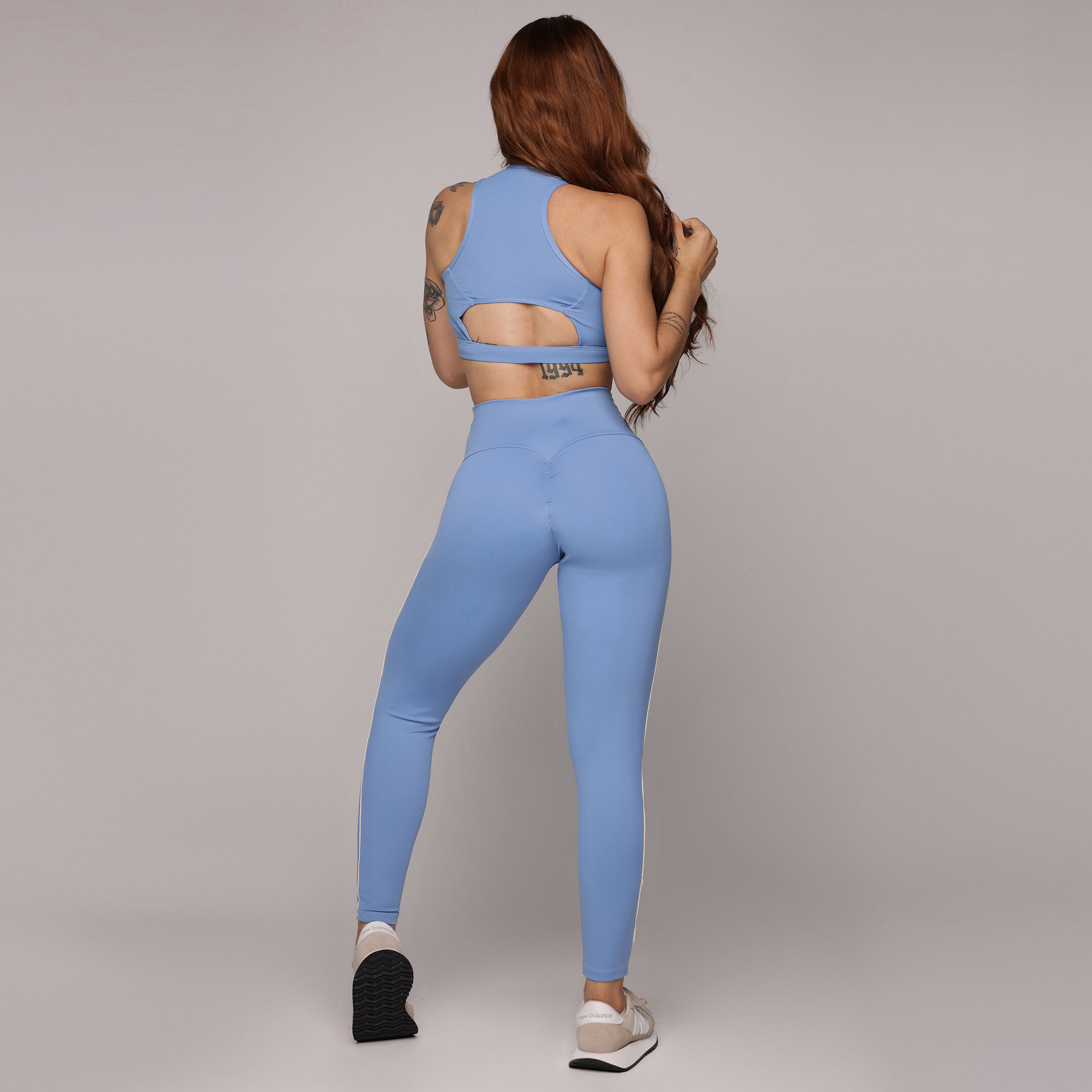 LEGGING JUMP EMPINA BUMBUM AZUL CELESTE - Imagem 7
