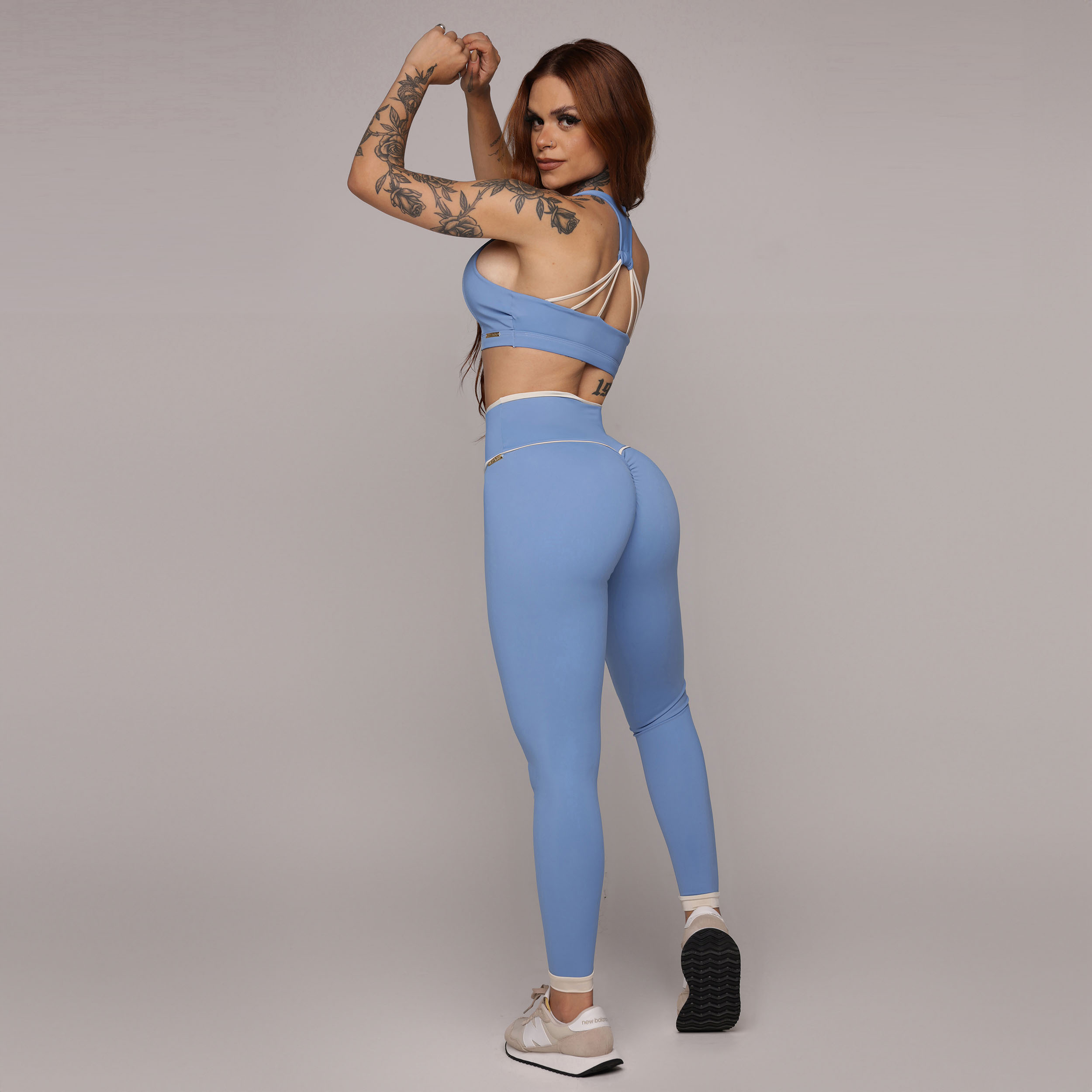 LEGGING WALK EMPINA BUMBUM AZUL CELESTE - Imagem 6