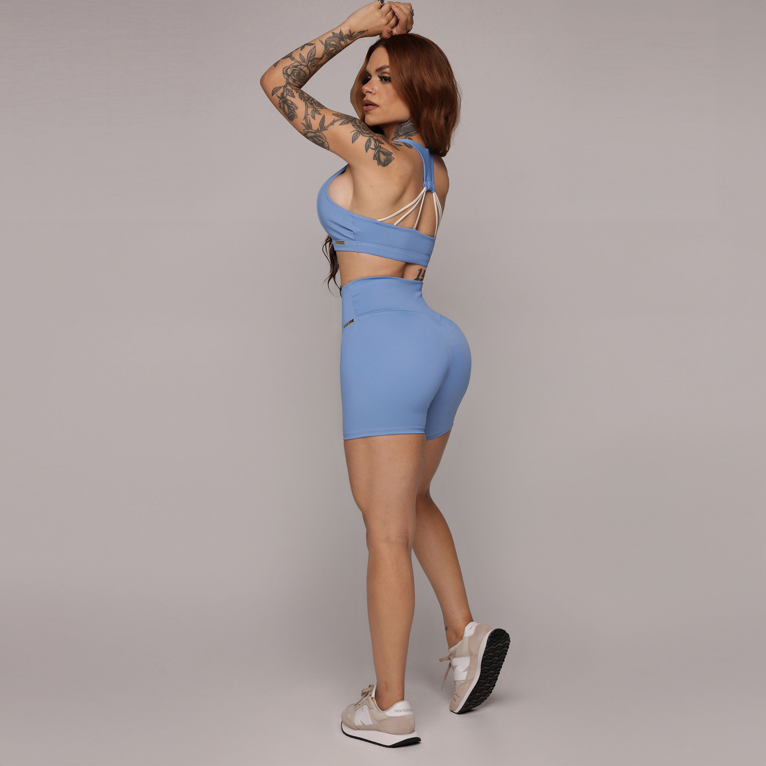 SHORT SENSE AZUL CELESTE - Imagem 8