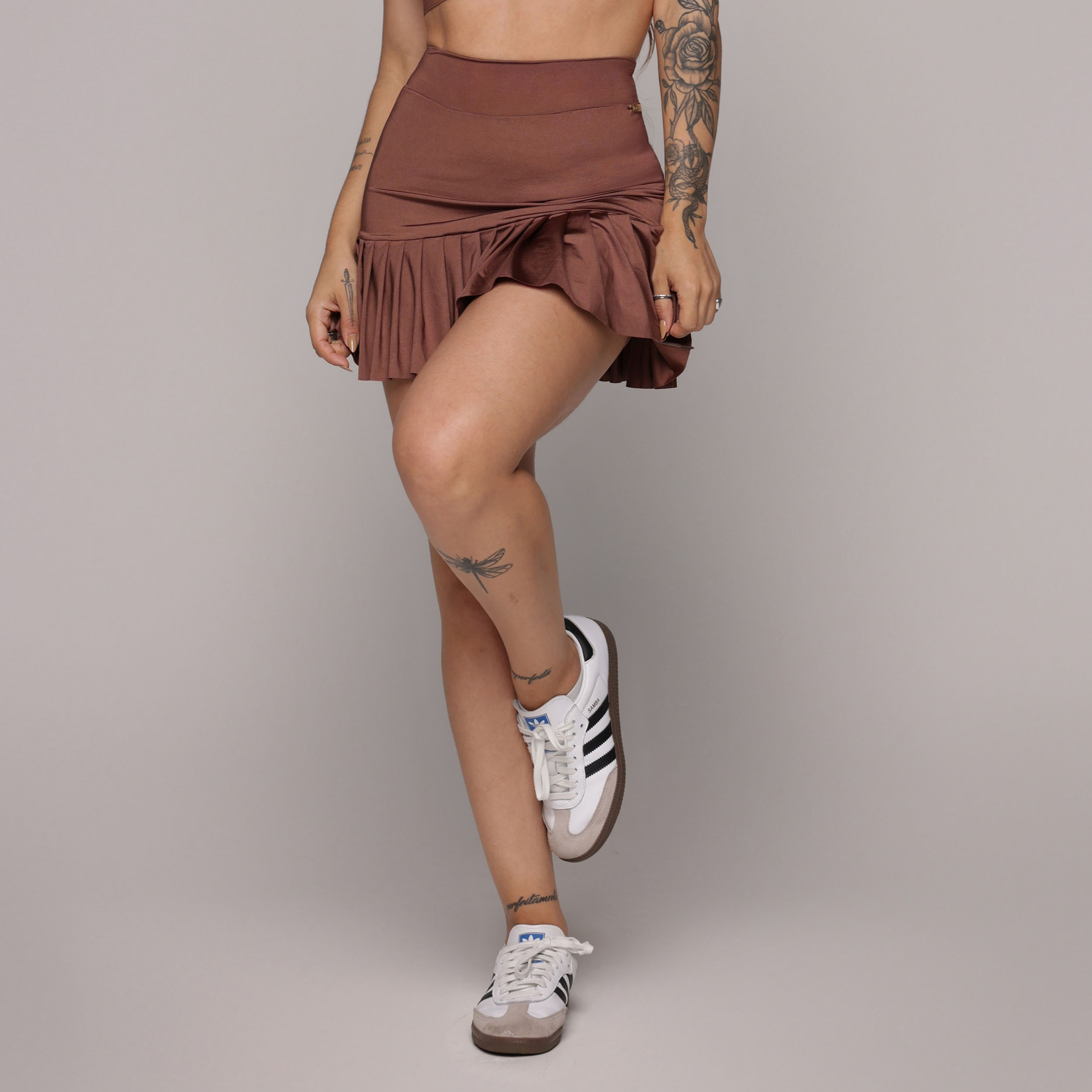 SHORT-SAIA MUST HAVE COFFEE - Imagem 3