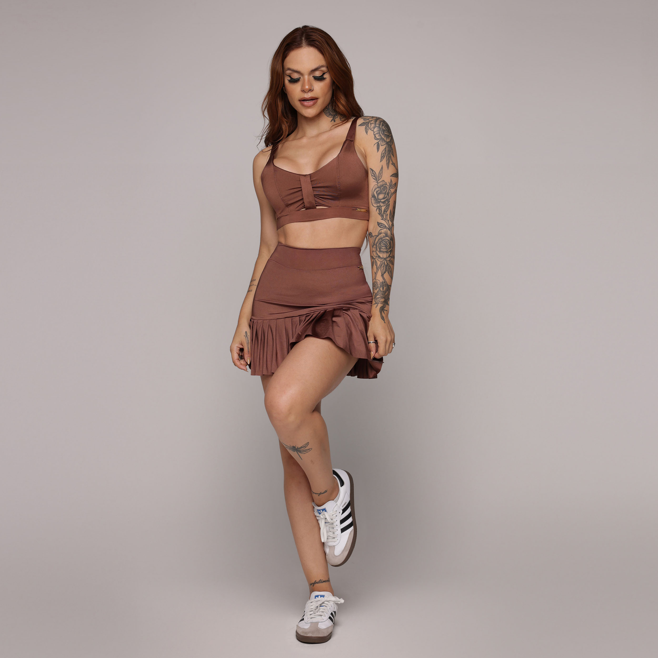 SHORT-SAIA MUST HAVE COFFEE - Imagem 5