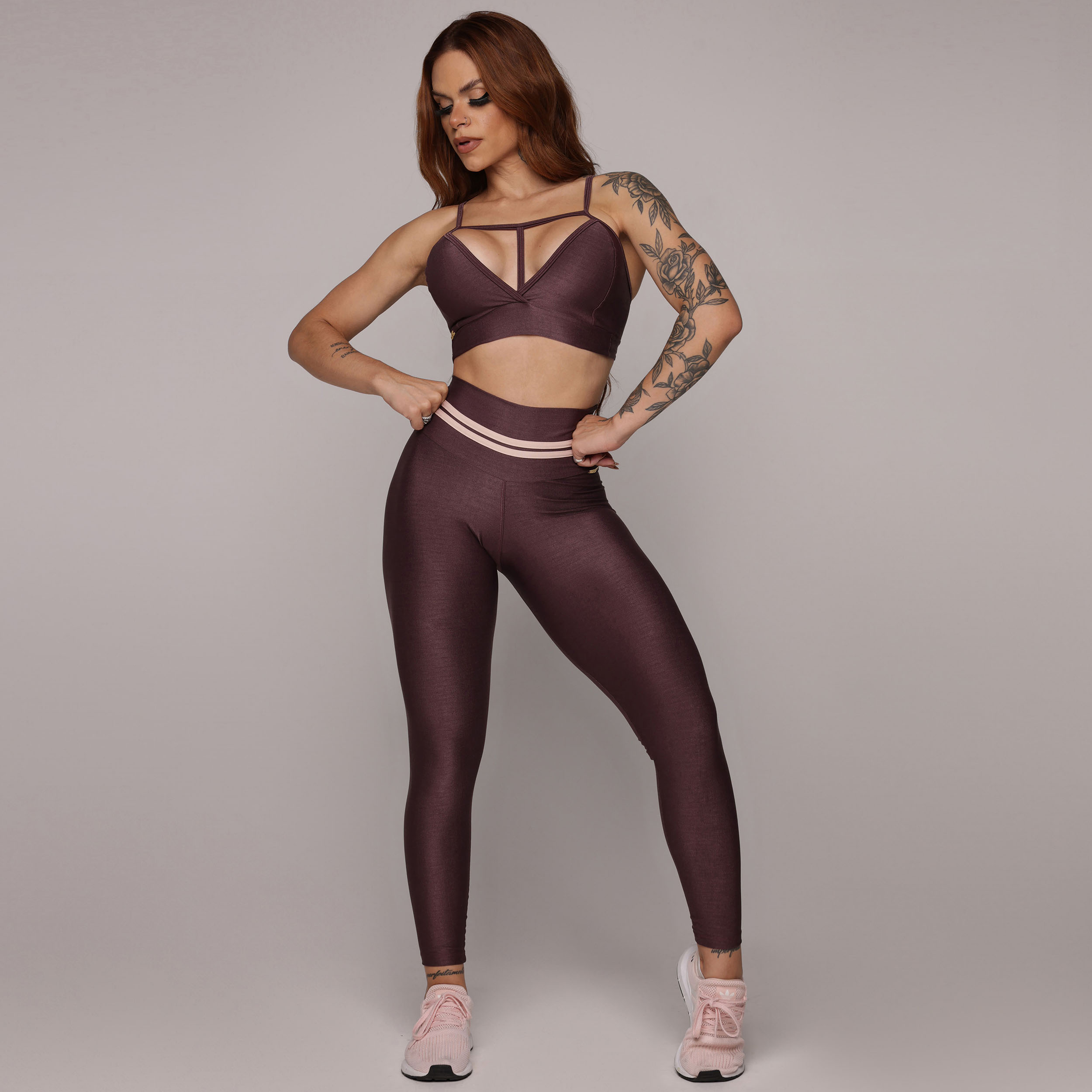 LEGGING EMPINA BUMBUM GLOSSY AÇAÍ - Imagem 8