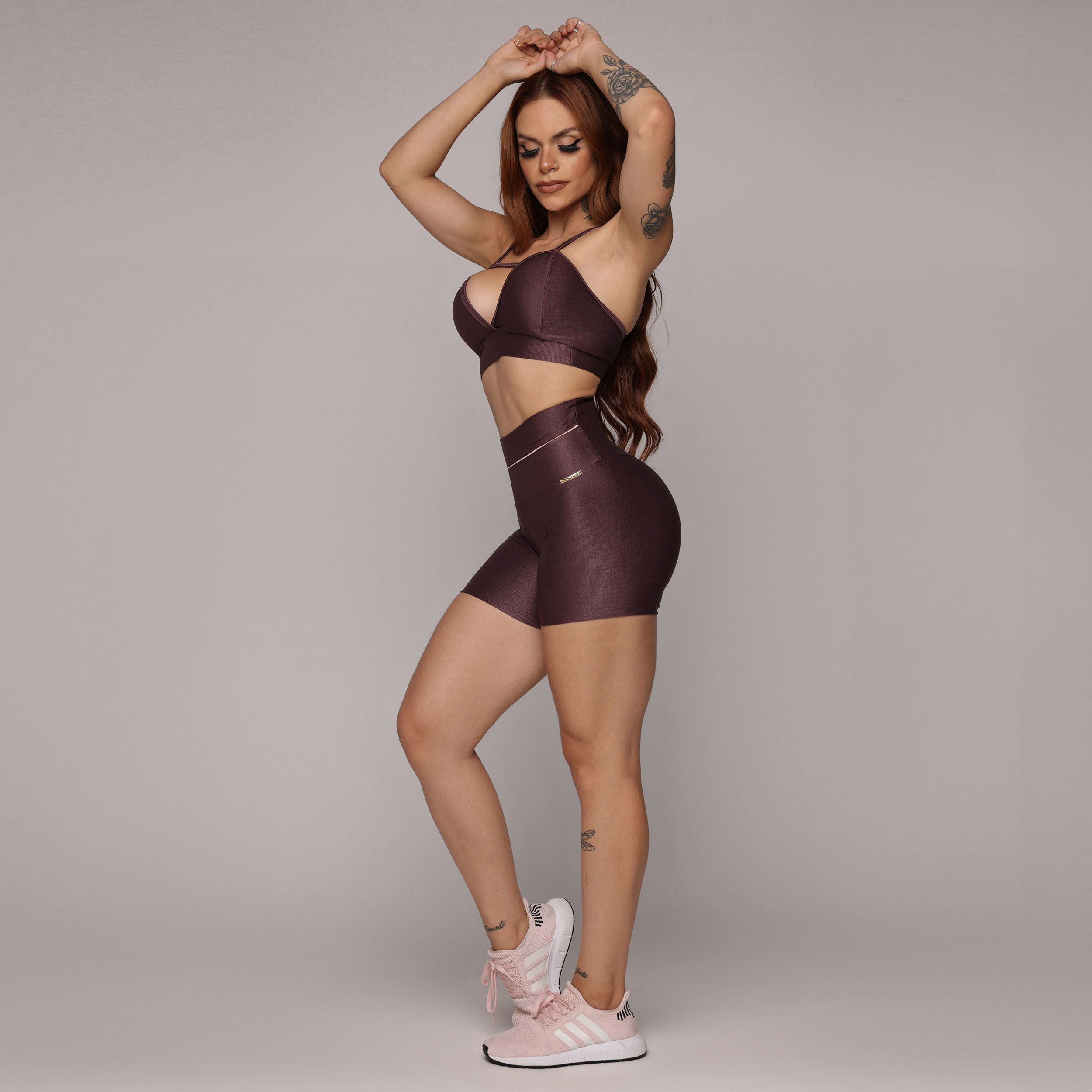 SHORT VIBE GLOSSY AÇAÍ - Imagem 6