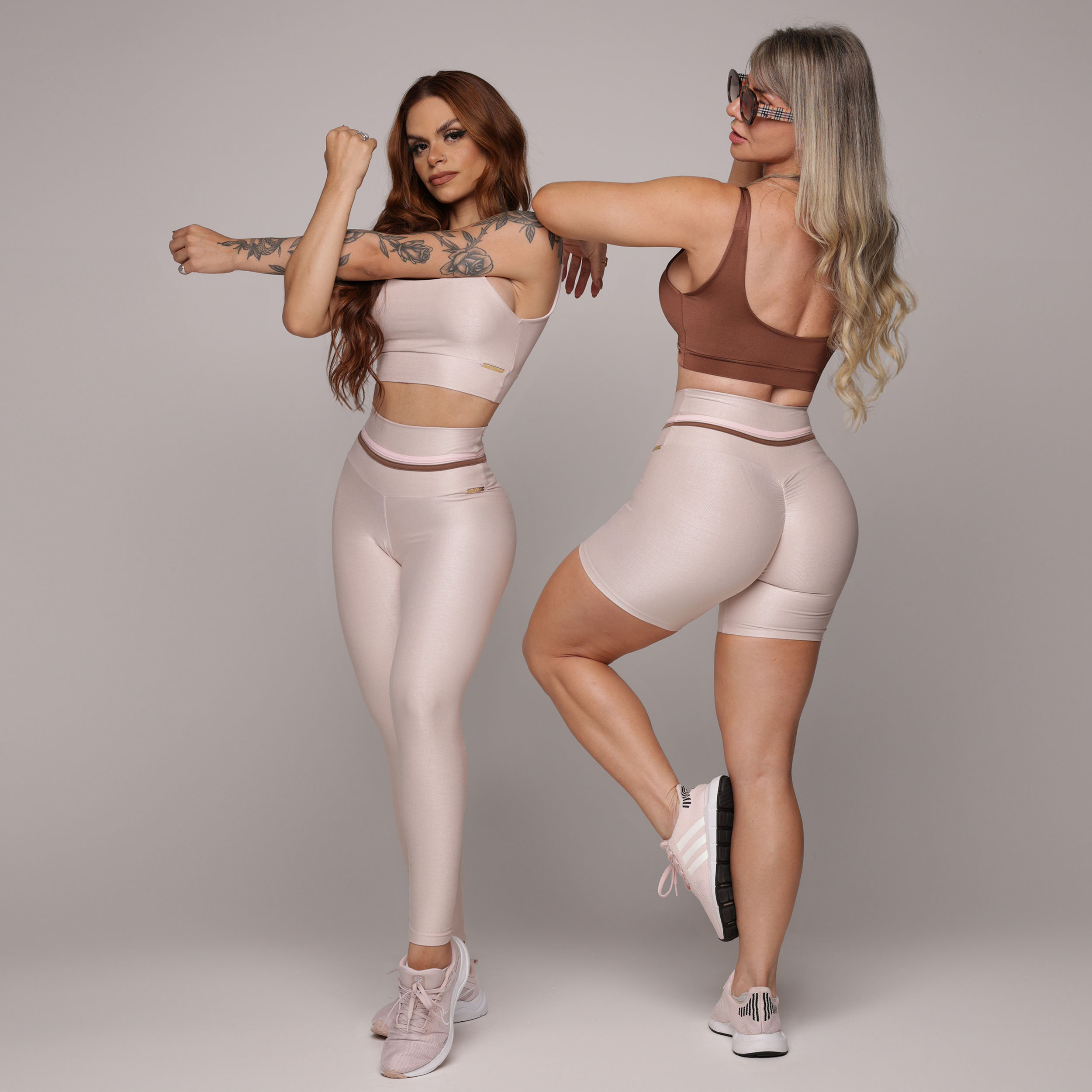 LEGGING EMPINA BUMBUM GLOSSY BLUSH - Imagem 4