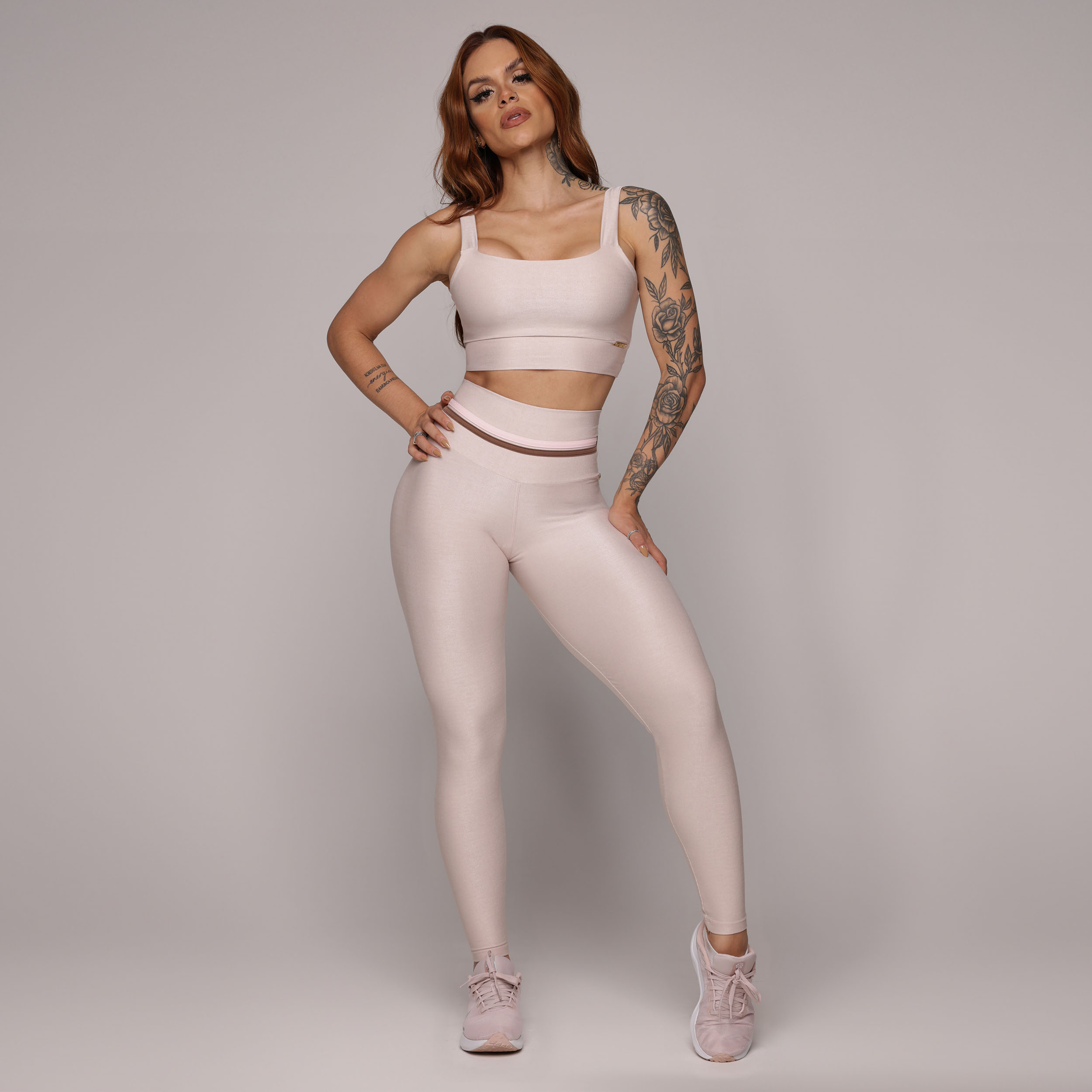 LEGGING EMPINA BUMBUM GLOSSY BLUSH - Imagem 5