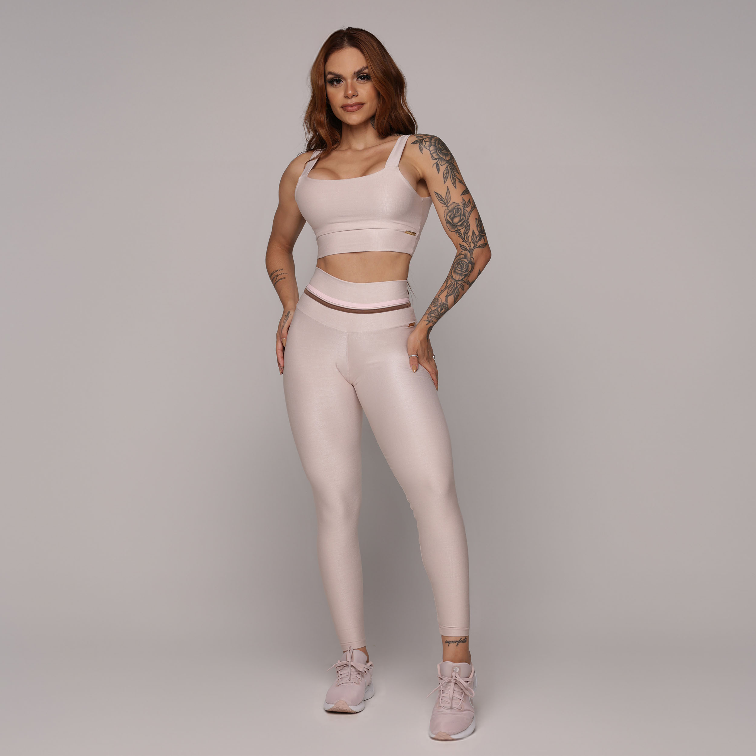 LEGGING EMPINA BUMBUM GLOSSY BLUSH - Imagem 8