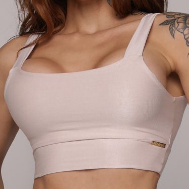 TOP FAIXA GLOSSY BLUSH