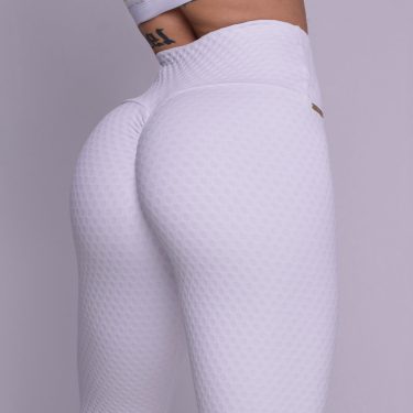 LEGGING EMPINA BUMBUM JACQUARD BEEHIVE PEARL