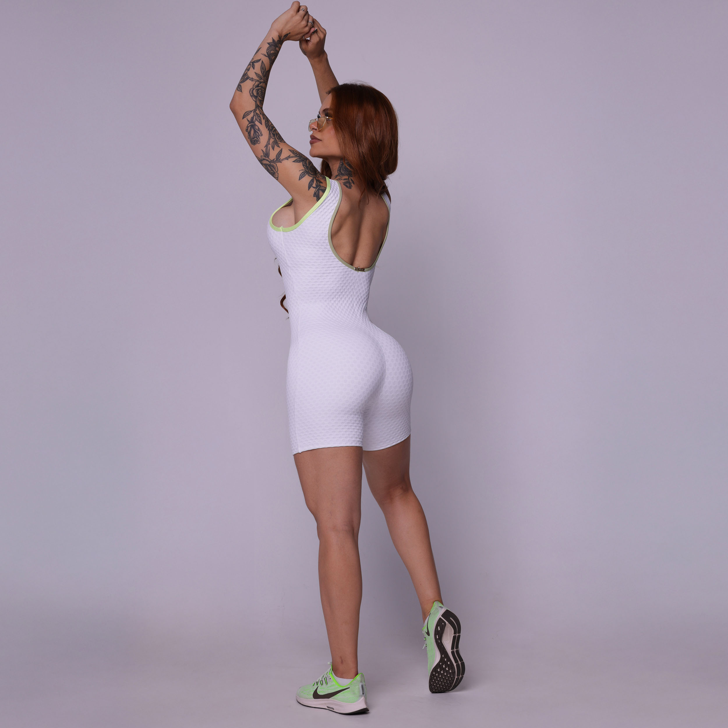 MACAQUINHO WINDY JACQUARD BEEHIVE PEARL - Imagem 8