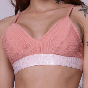 TOP MILANO JACQUARD DOTS PEACH