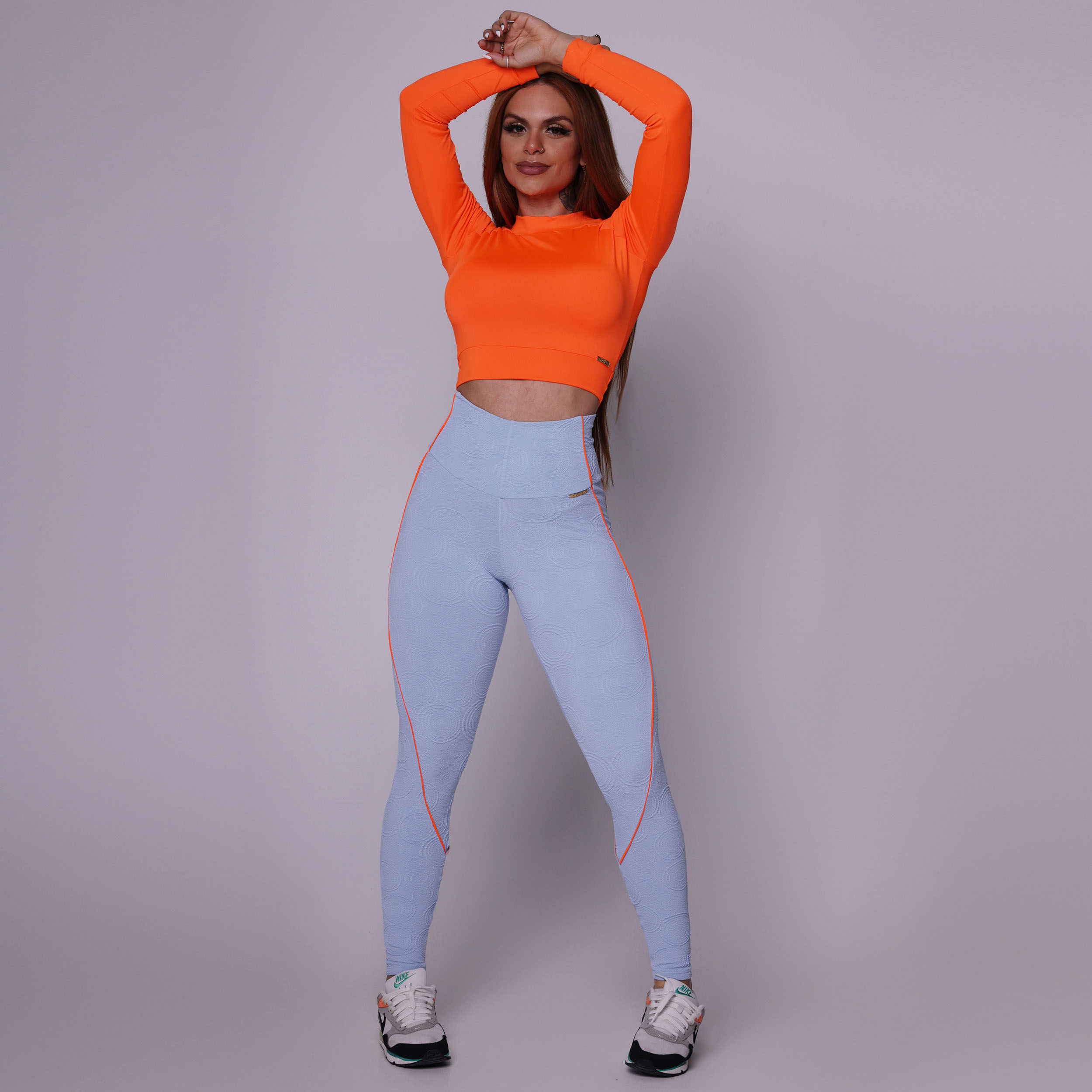 LEGGING HOPE JACQUARD ROUND CÉU AZUL - Imagem 5