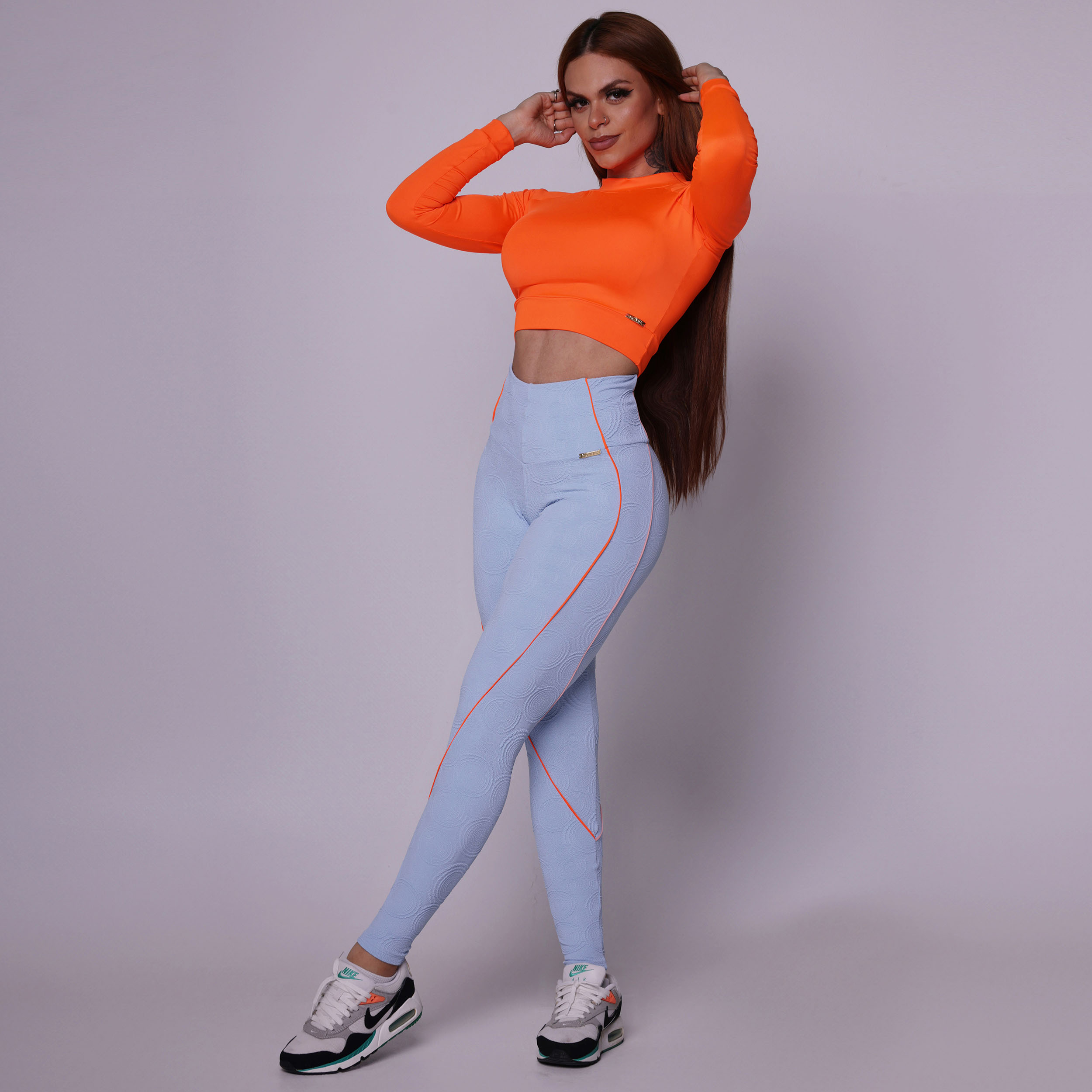 LEGGING HOPE JACQUARD ROUND CÉU AZUL - Imagem 8