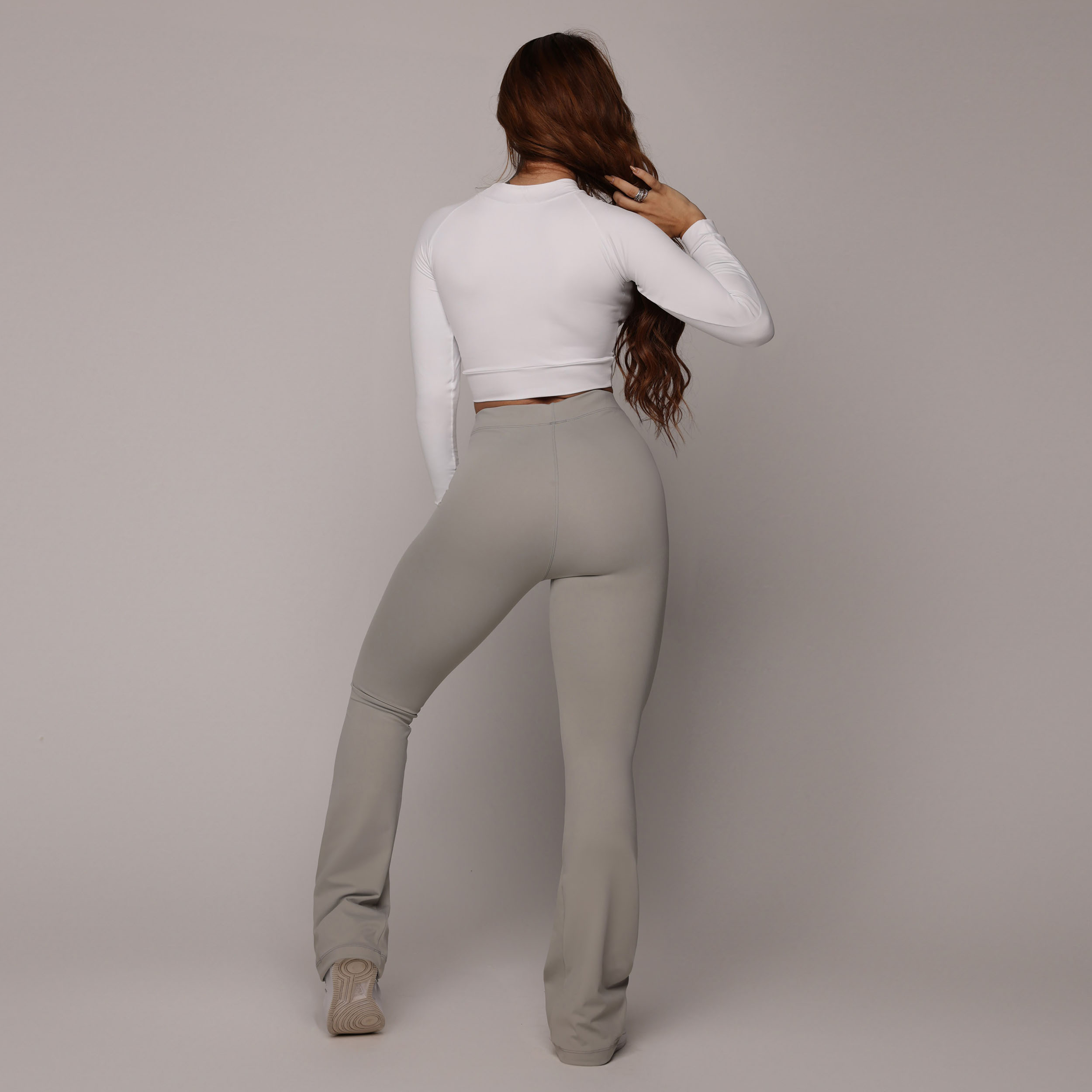 CALÇA FLARE CINZA SPACE - Imagem 7