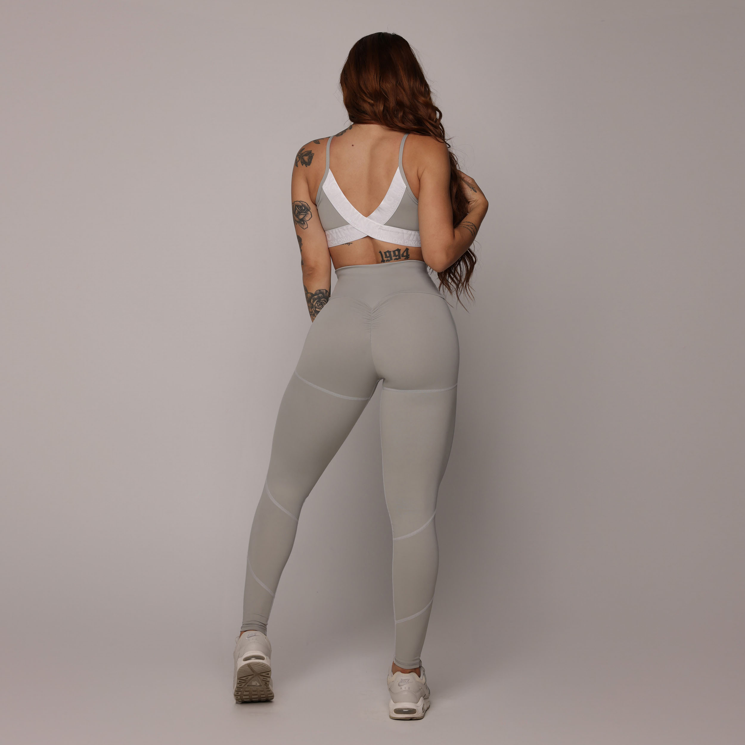 LEGGING PUMP EMPINA BUMBUM CINZA SPACE - Imagem 5